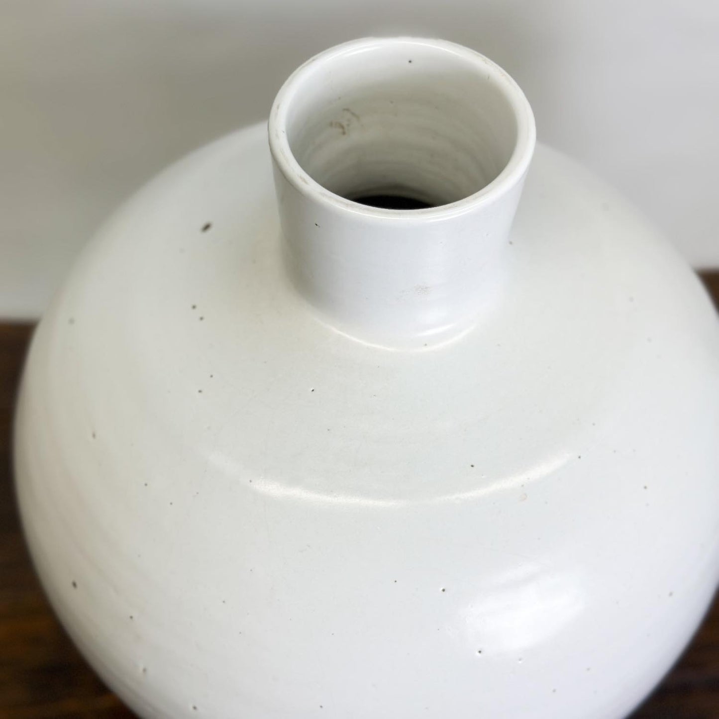 Squat Bulb Porcelain Vase