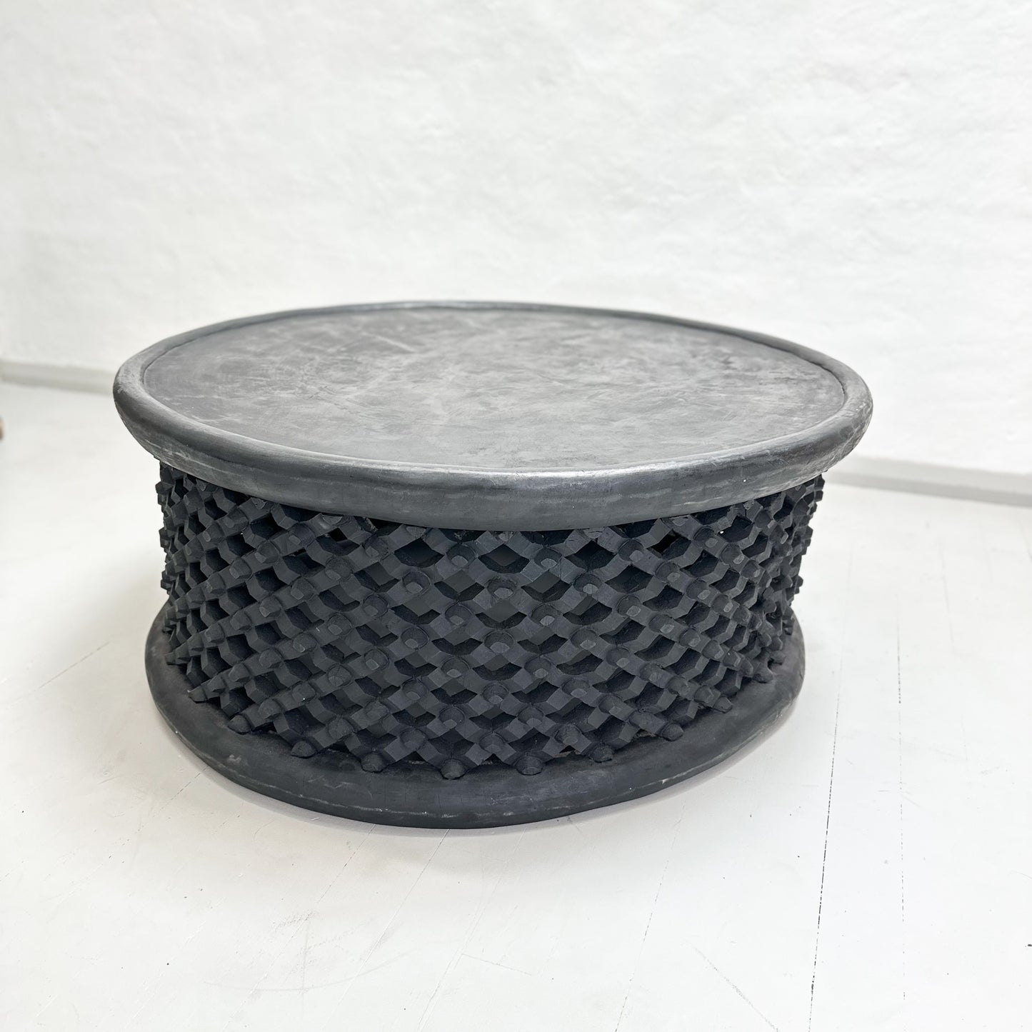 Black Bamileke Coffee Table