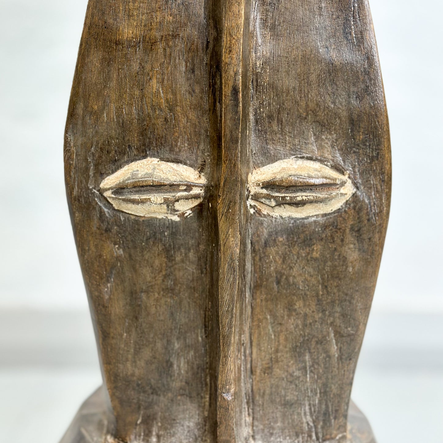 Vintage Baule Stool with Face - Ivory Coast