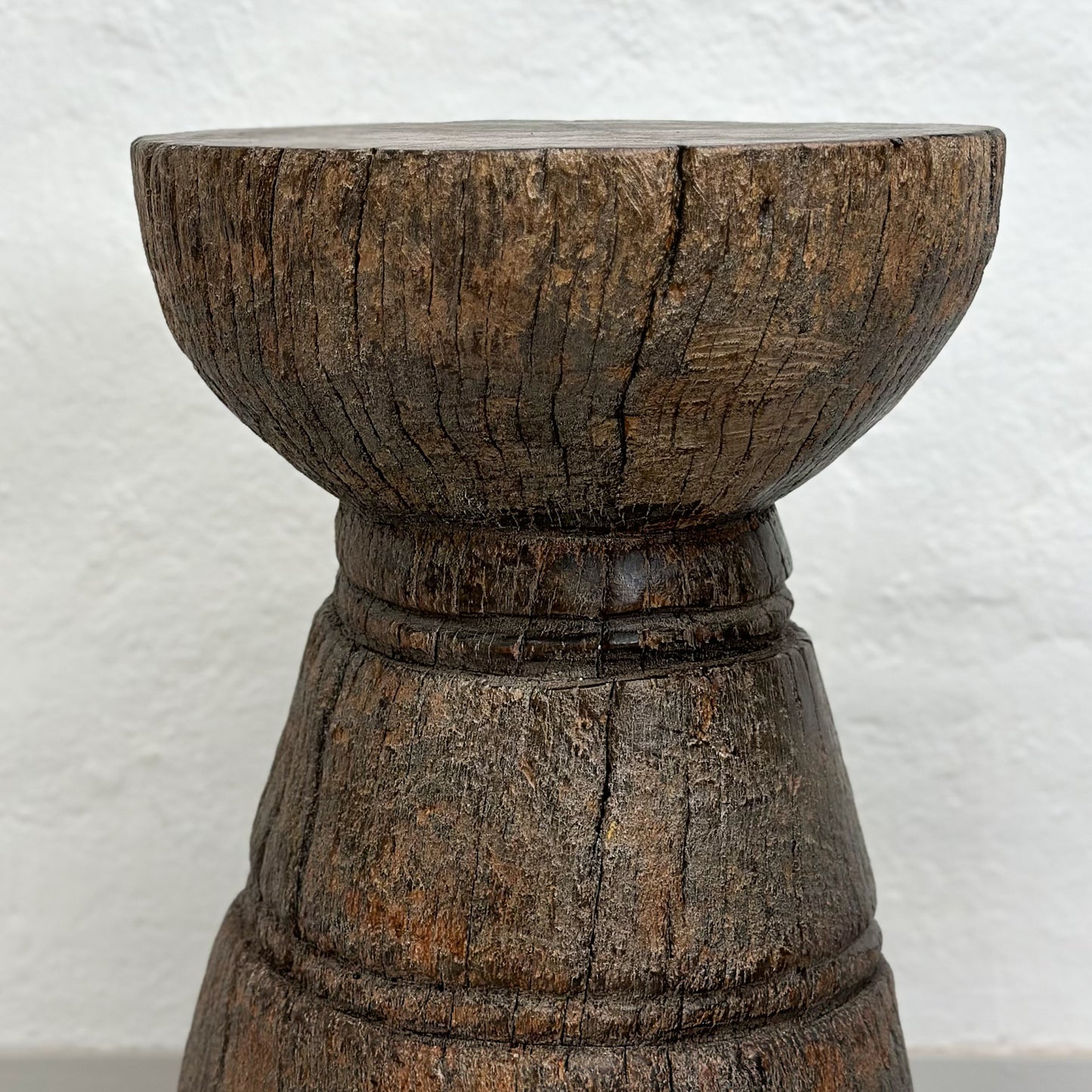 Tonga Timber Mortar Stool - Zimbabwe