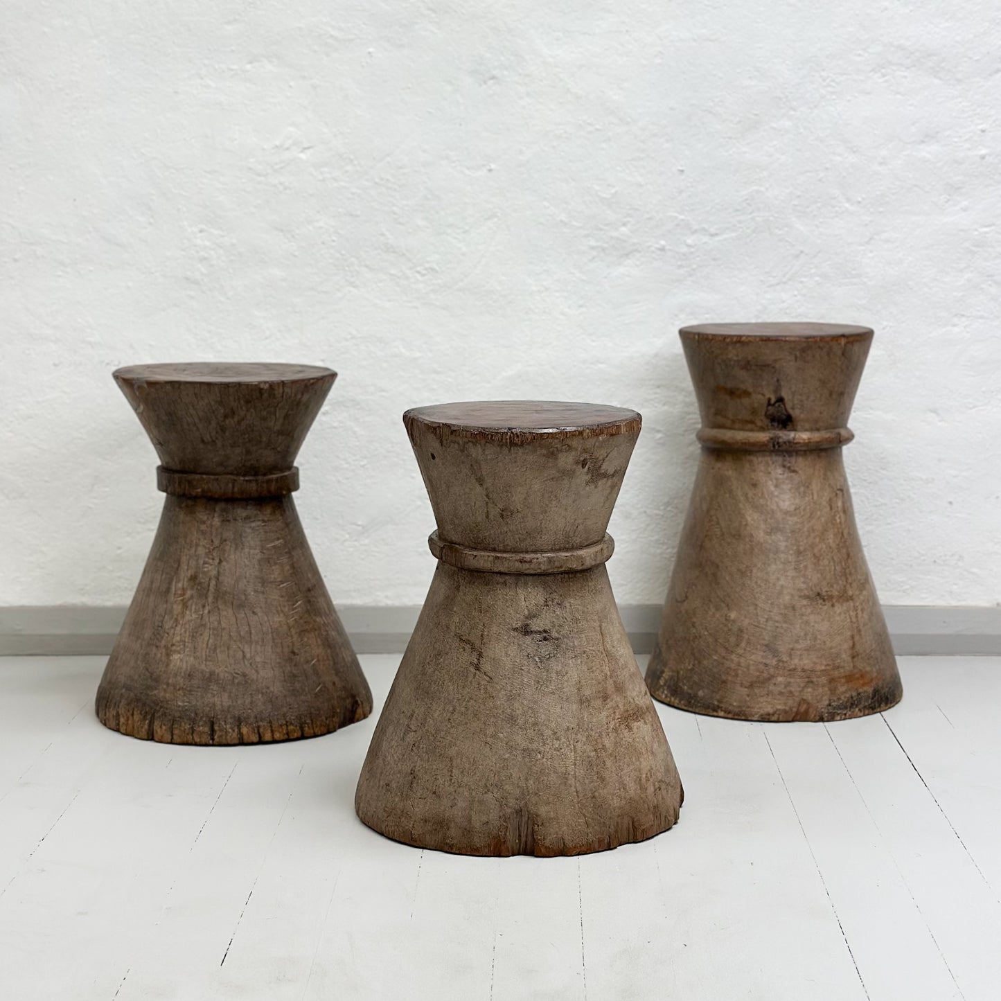Simple Tonga Mortar Stool - Zambia