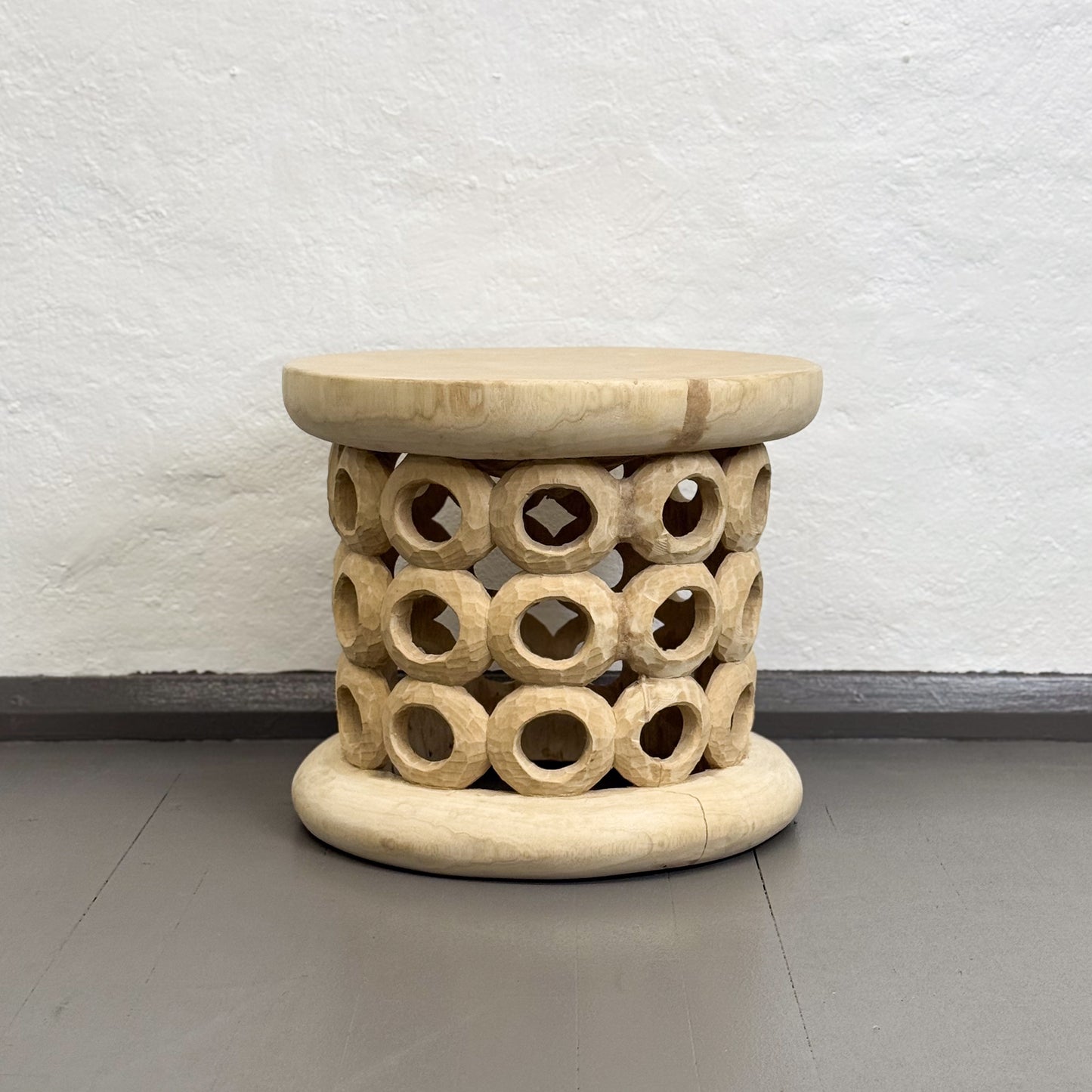 Natural Donut Stool - Cameroon