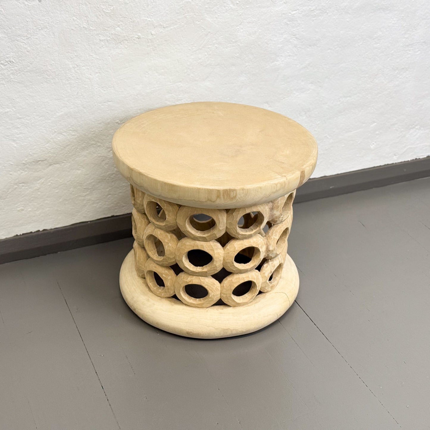 Natural Donut Stool - Cameroon