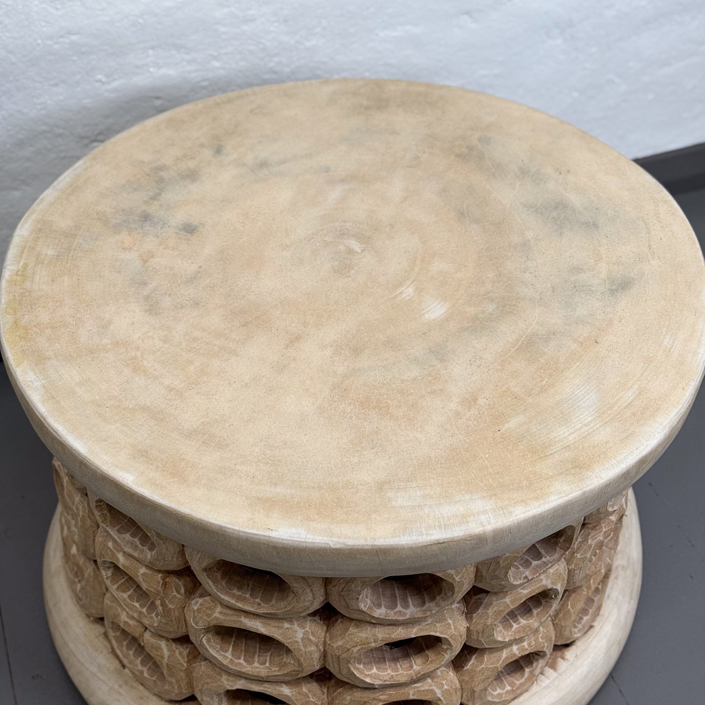 Natural Donut Stool - Cameroon