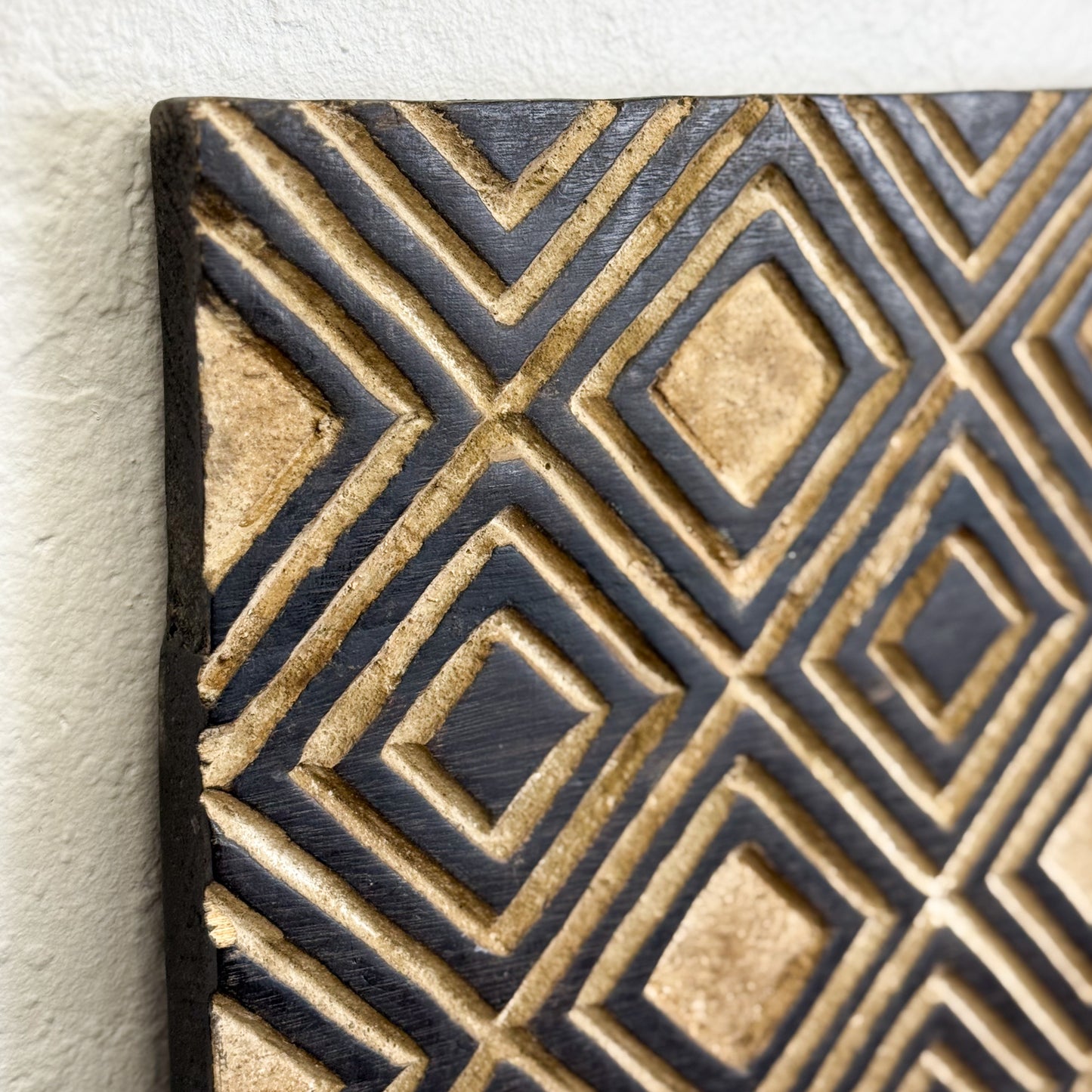 Carved Square Shield II - Cameroon