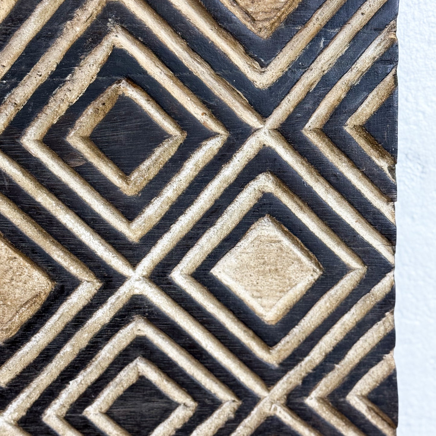 Carved Square Shield II - Cameroon