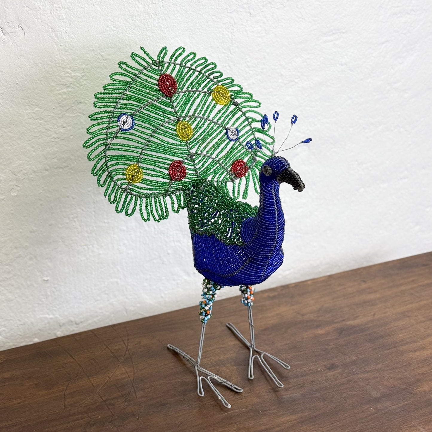 Beaded Peacock - Zimbabwe