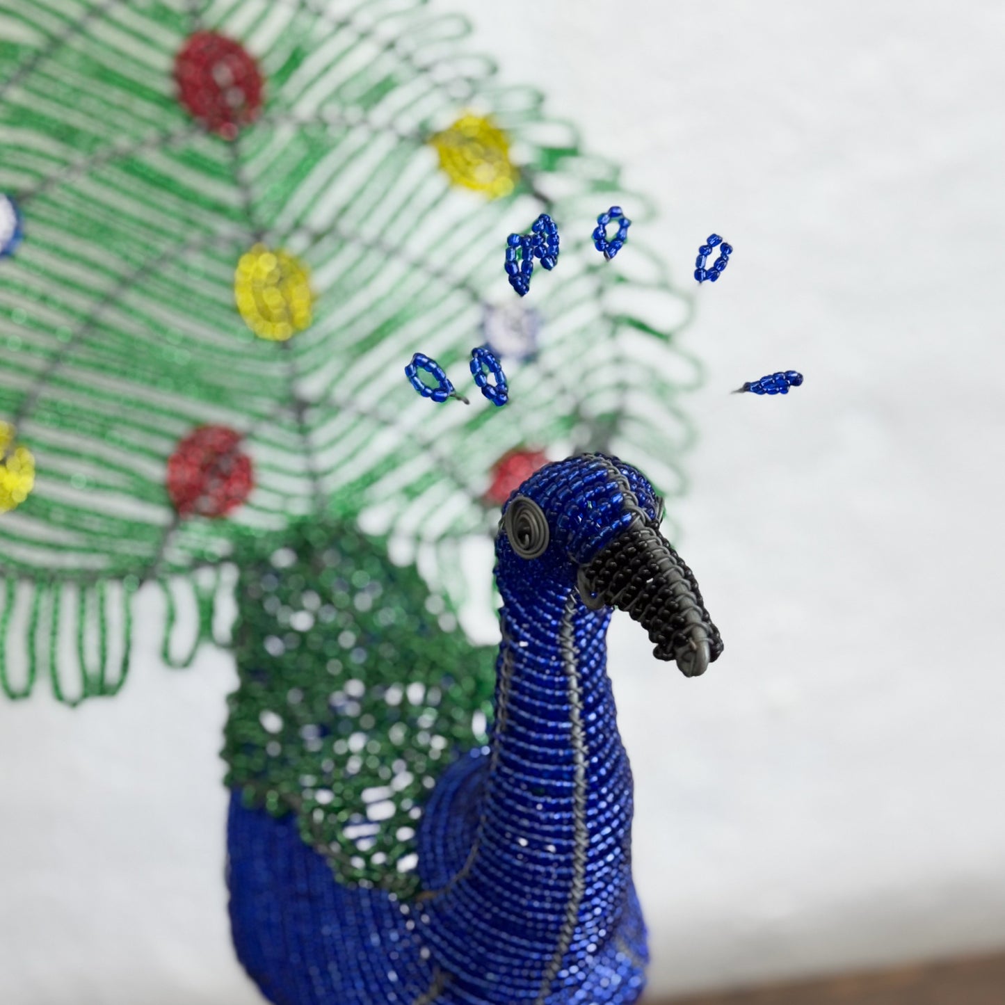 Beaded Peacock - Zimbabwe
