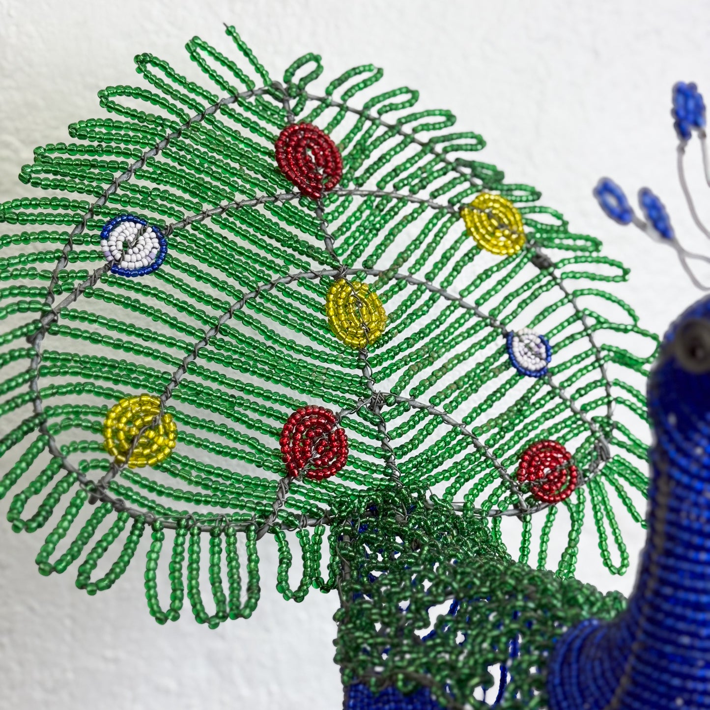 Beaded Peacock - Zimbabwe