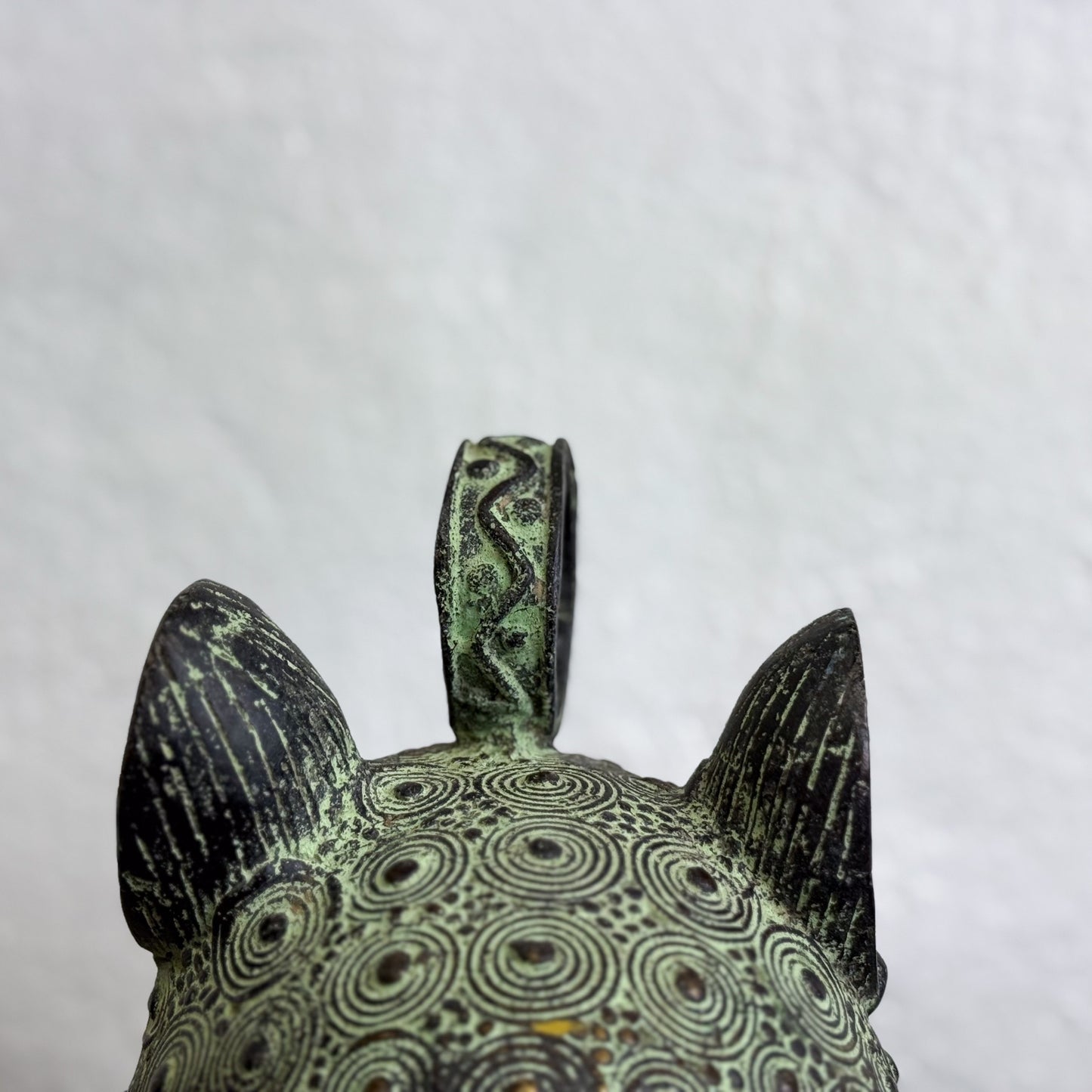 Bronze Leopard Head II - Benin