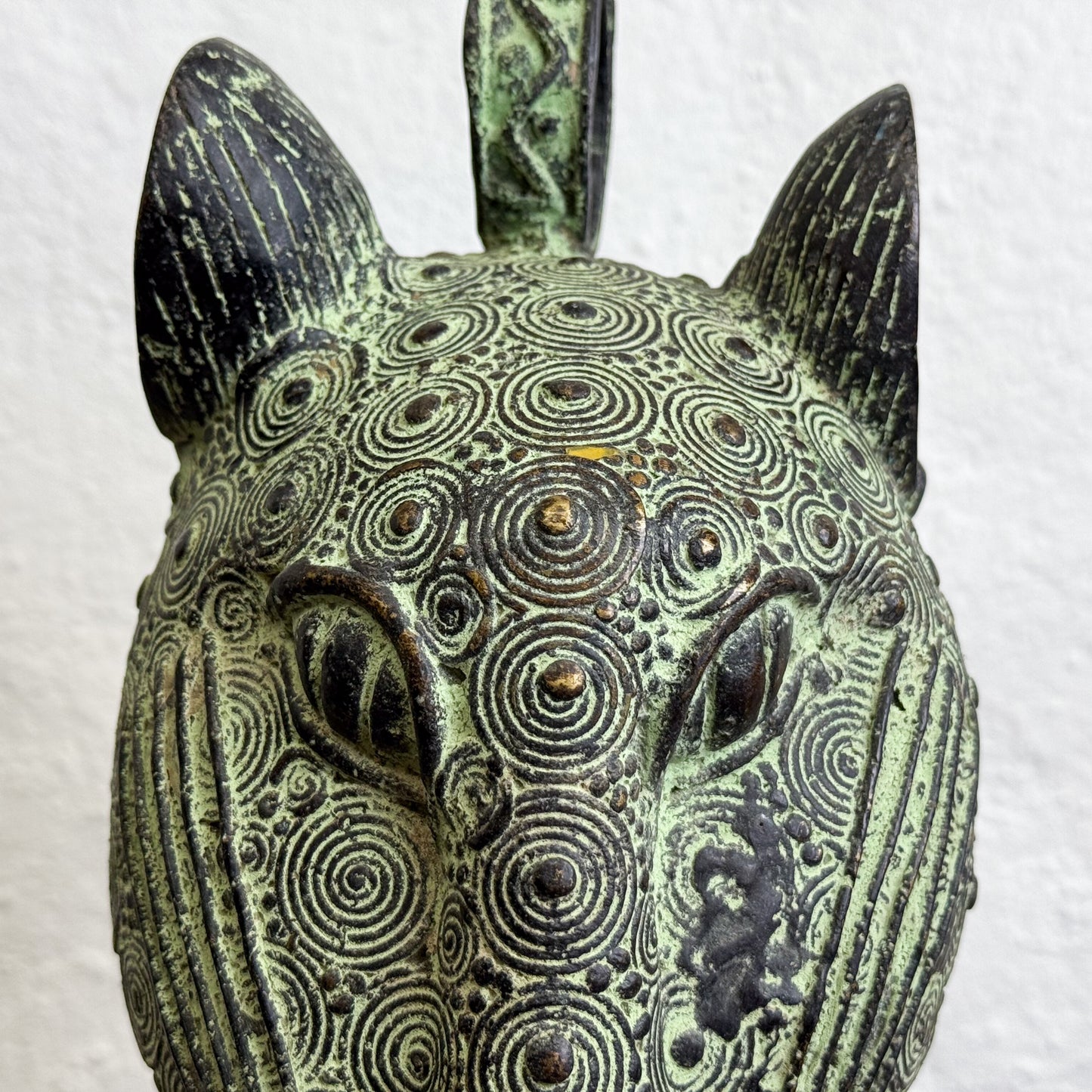 Bronze Leopard Head II - Benin