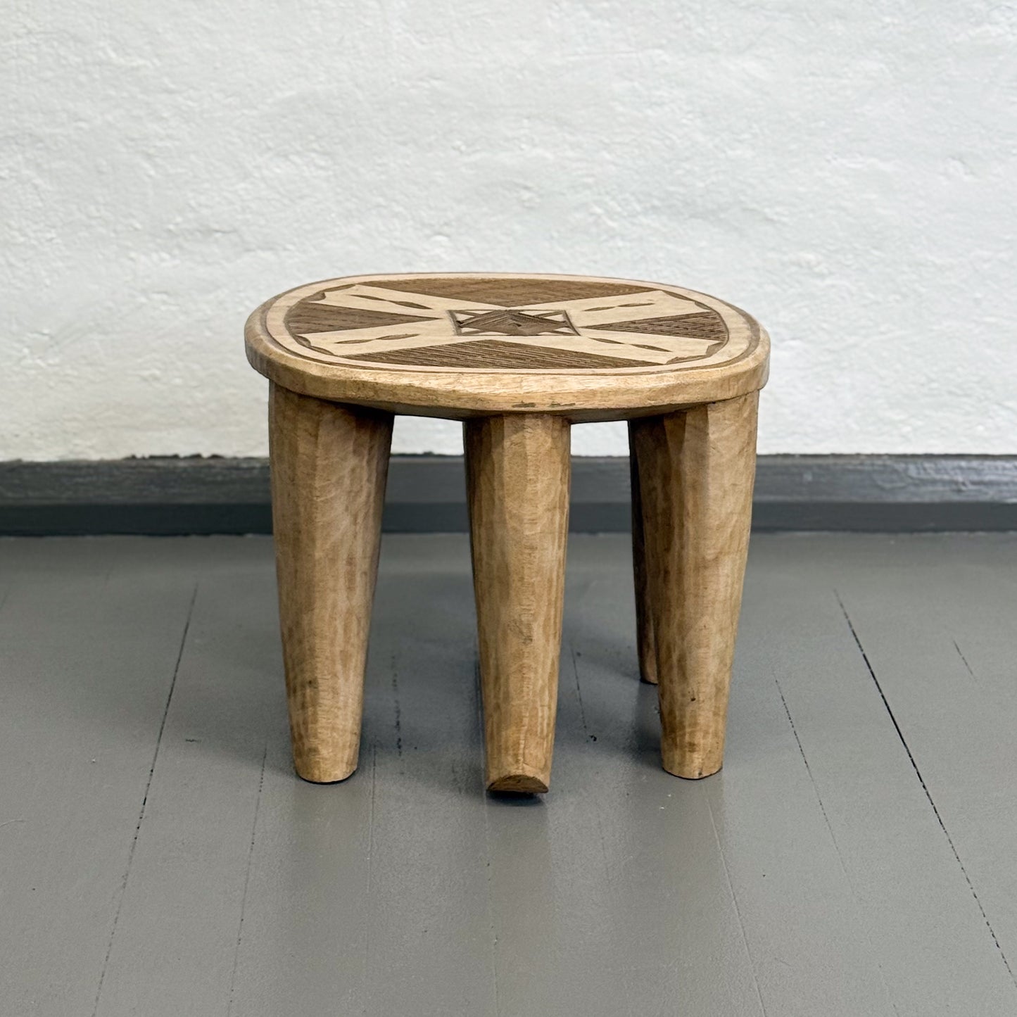 Natural Nupe Stool - Nigeria