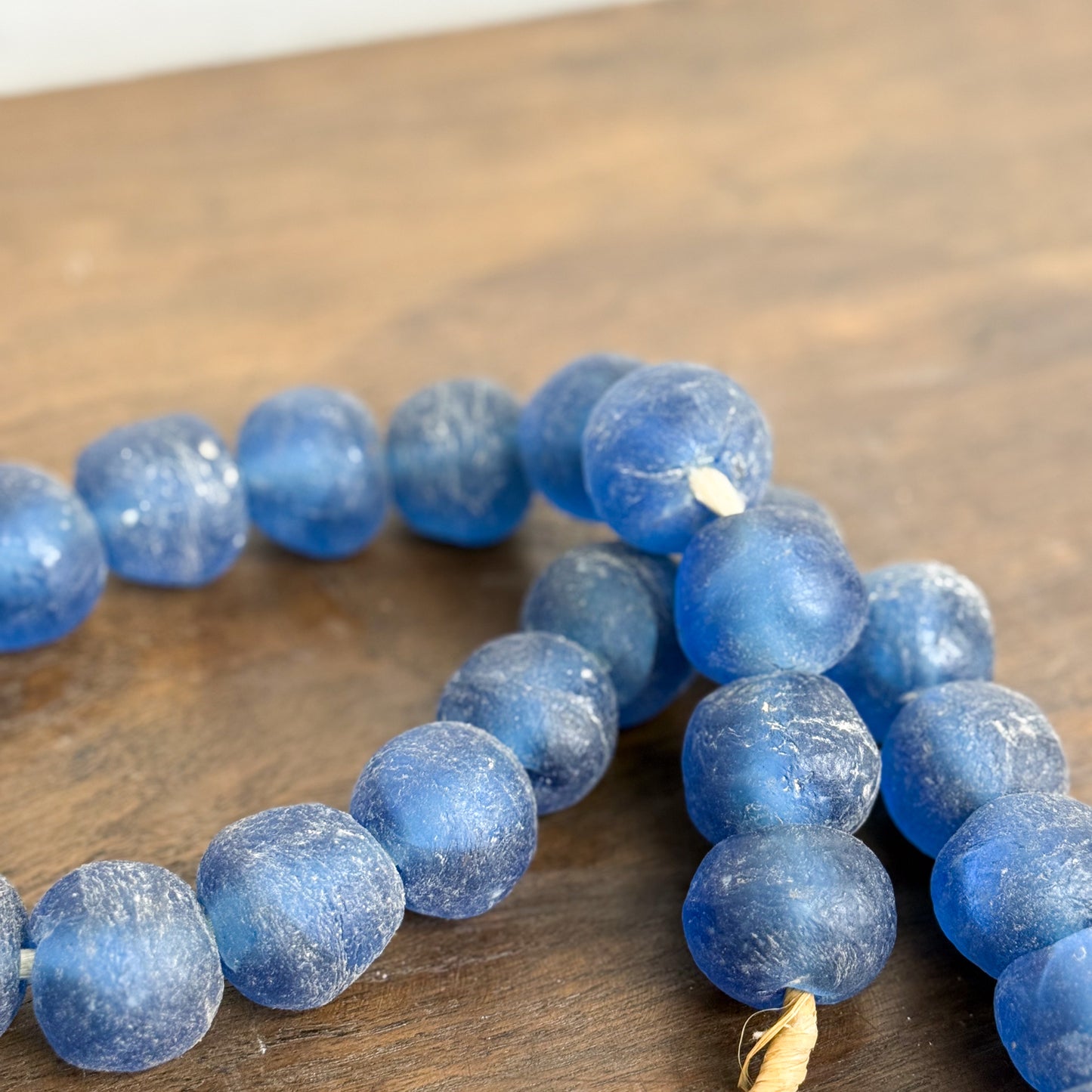 Blue Glass Beads - Ghana
