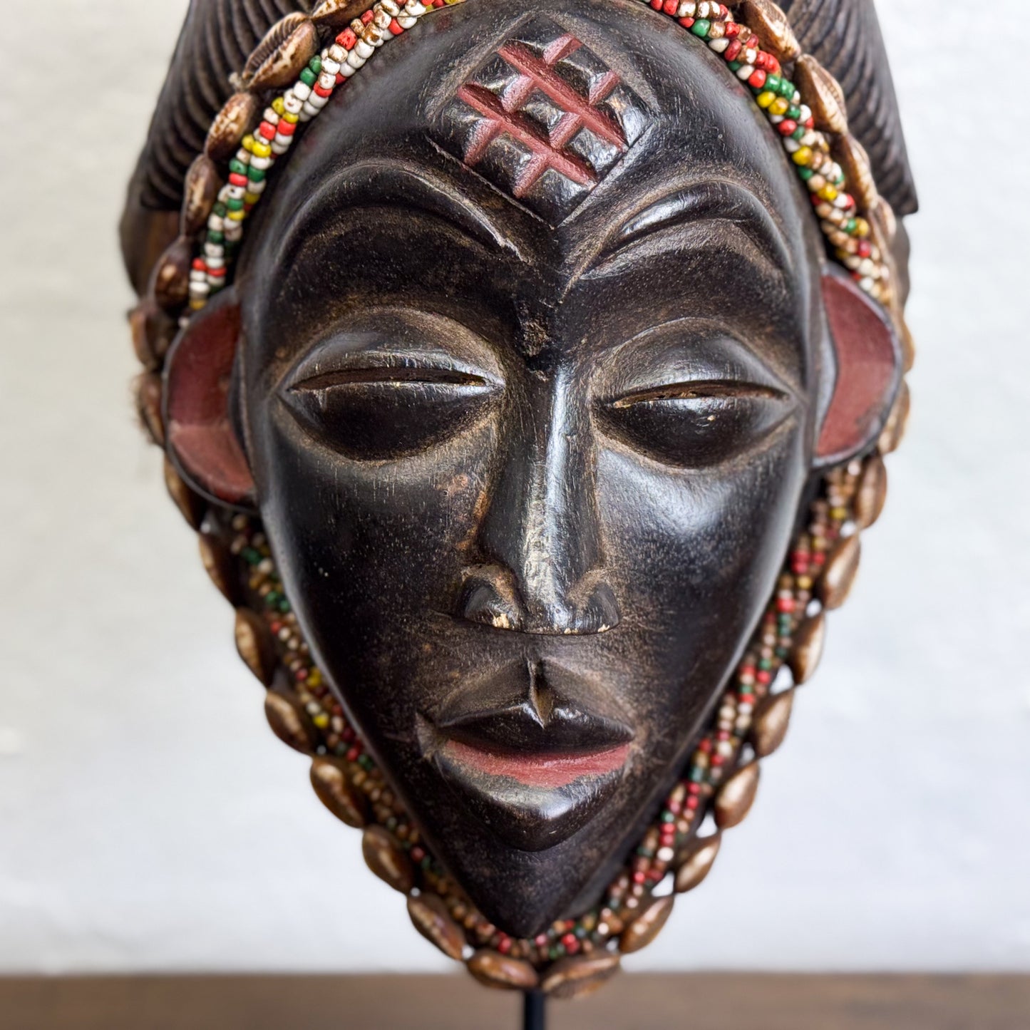 Beaded Punu Mask - Gabon