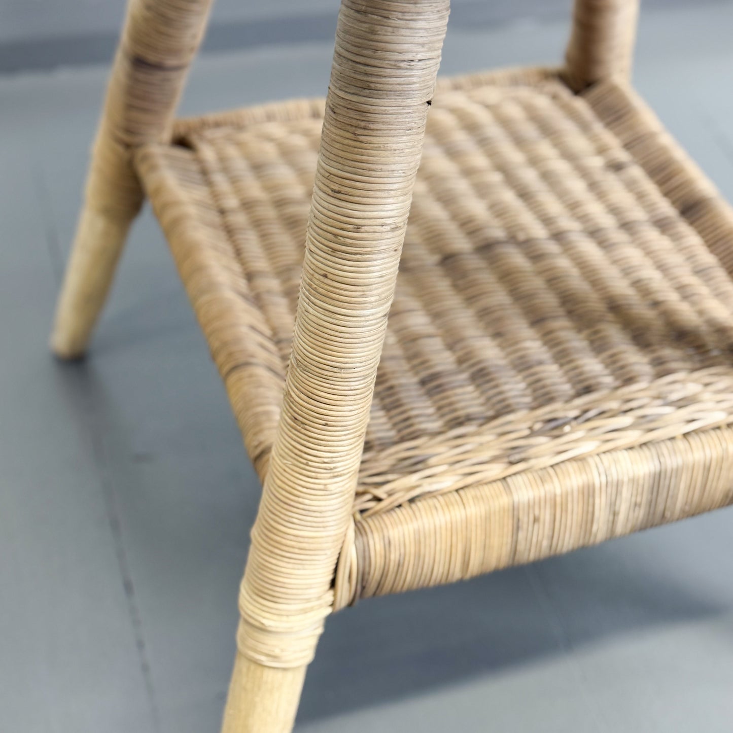 Round Cane Side Table - Malawi
