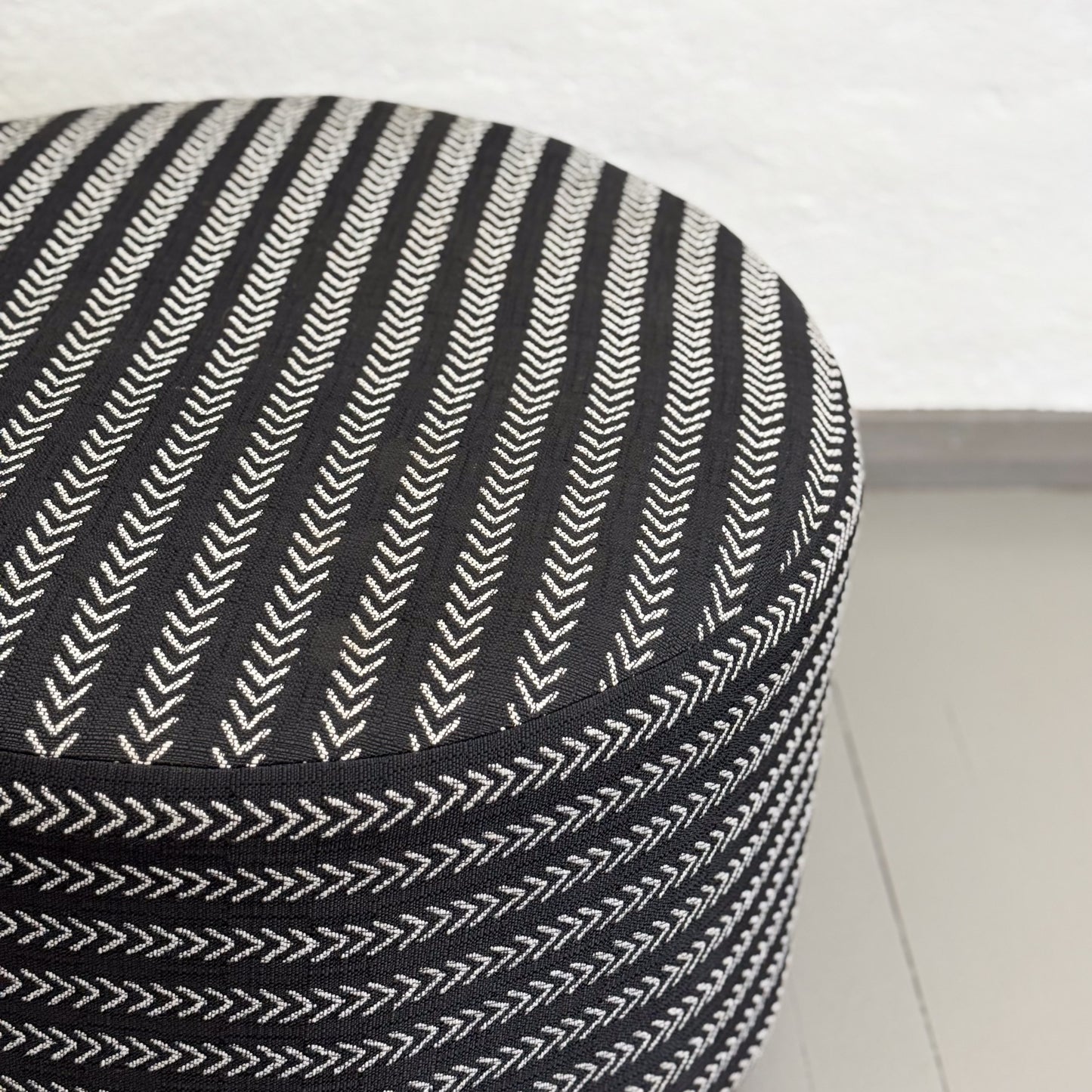 Mud Cloth Style Ottoman - South Africa