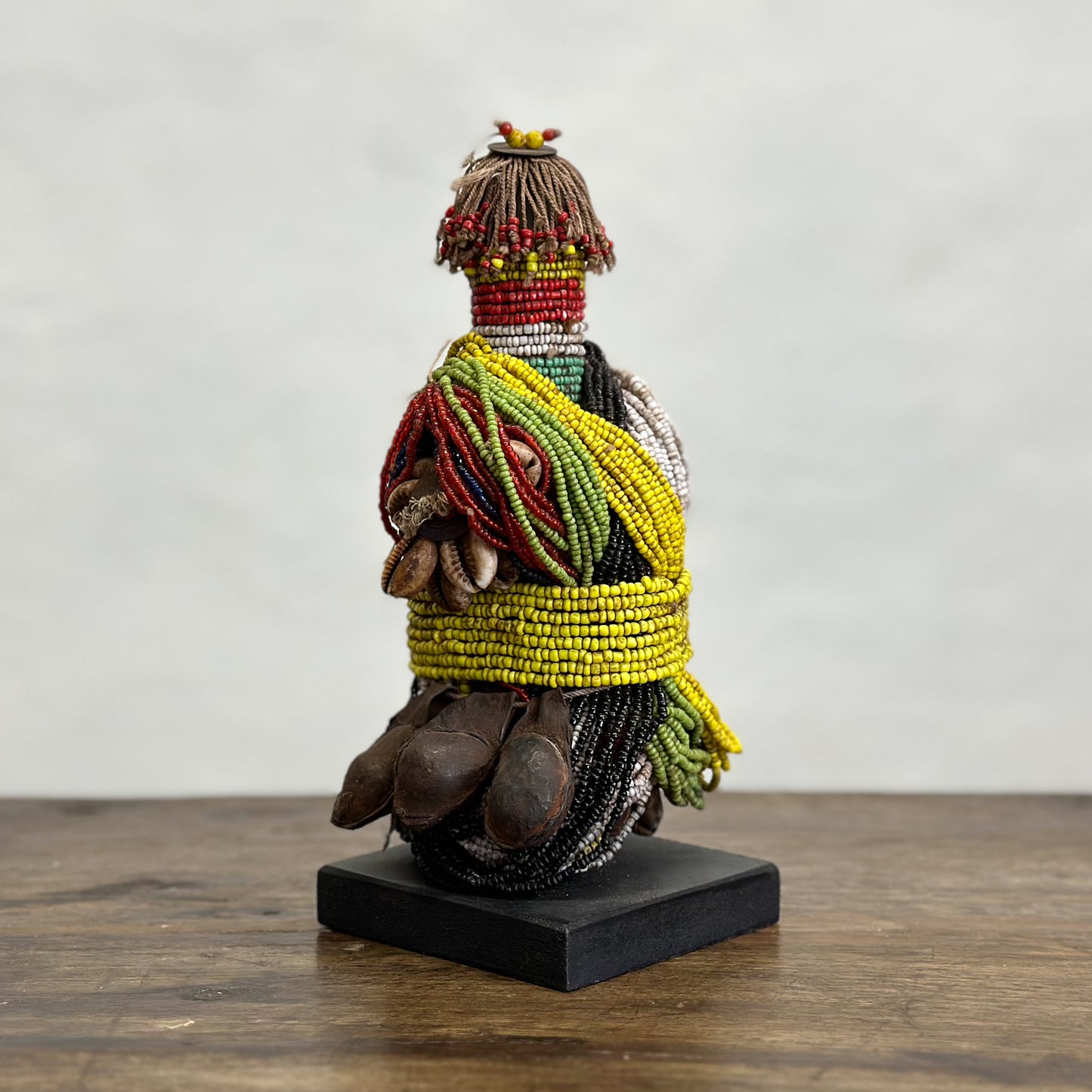 Vintage-Original-Beaded-Namji-Doll-Cameroon-Africa-African-Tribal