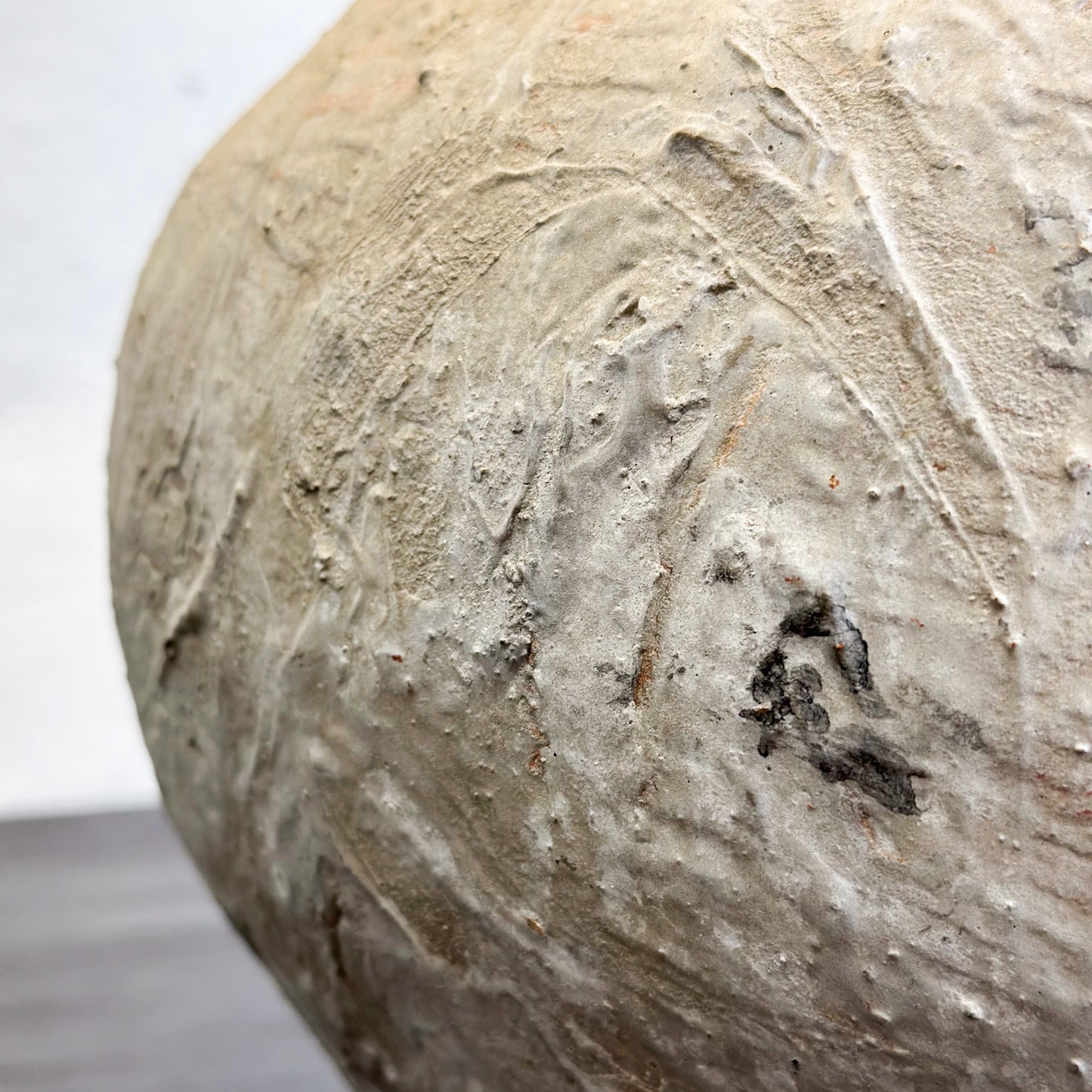 Textured Cement Finished Lamp Base