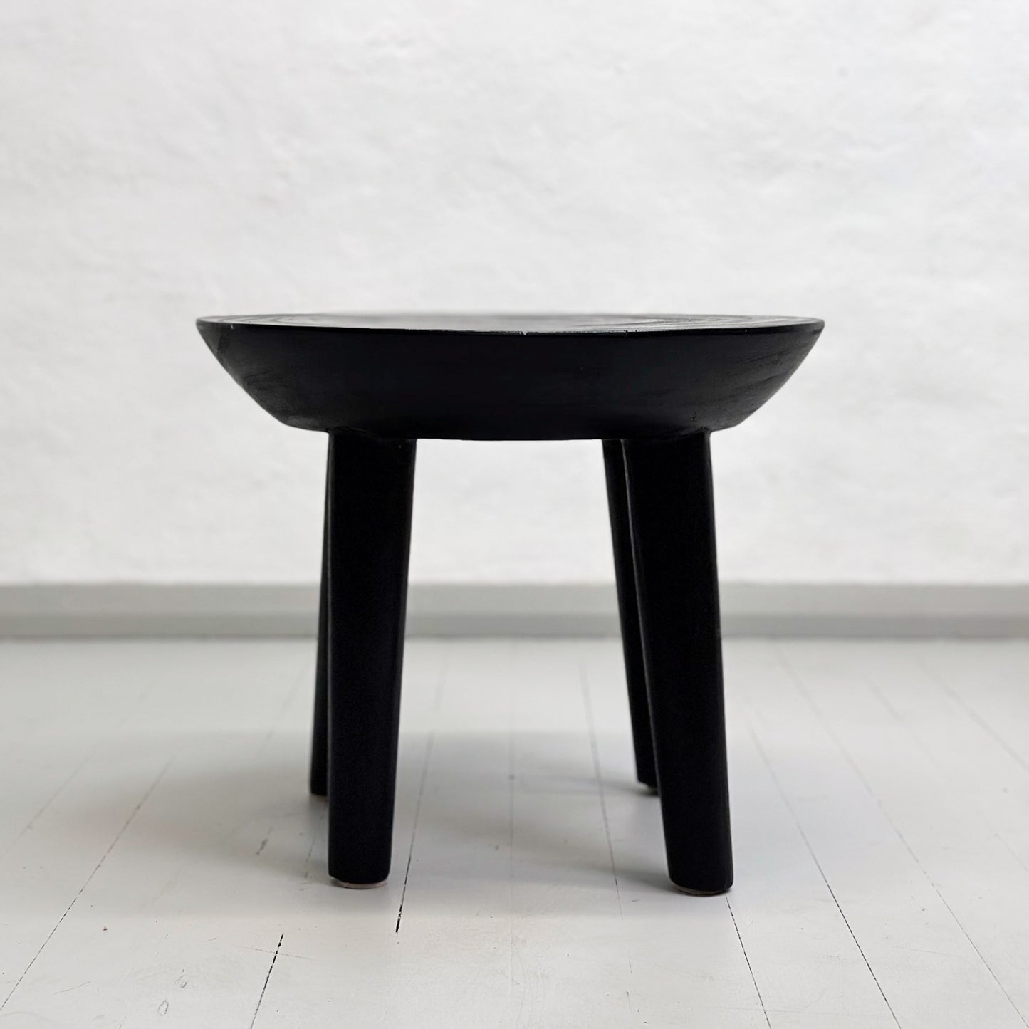 Round Solid Timber Side Table