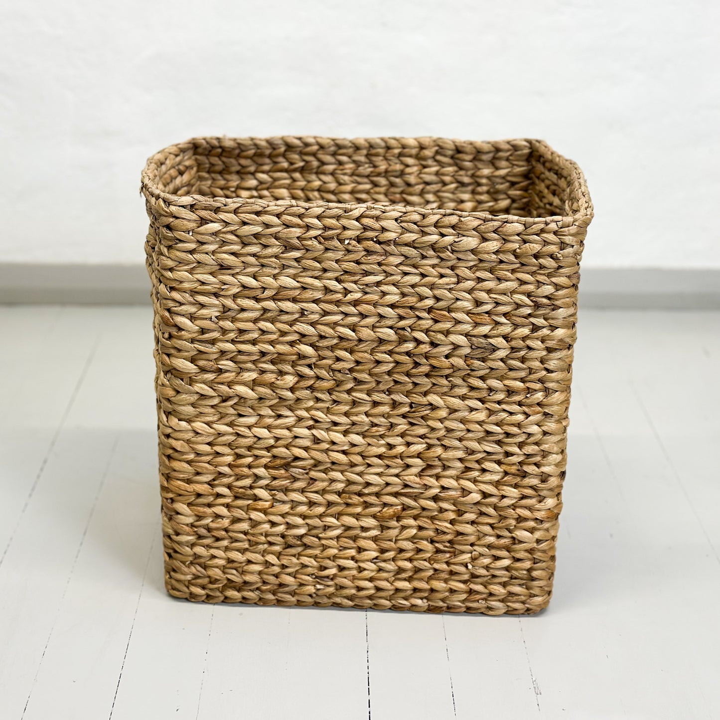 Rectangular Water Hyacinth Storage Basket