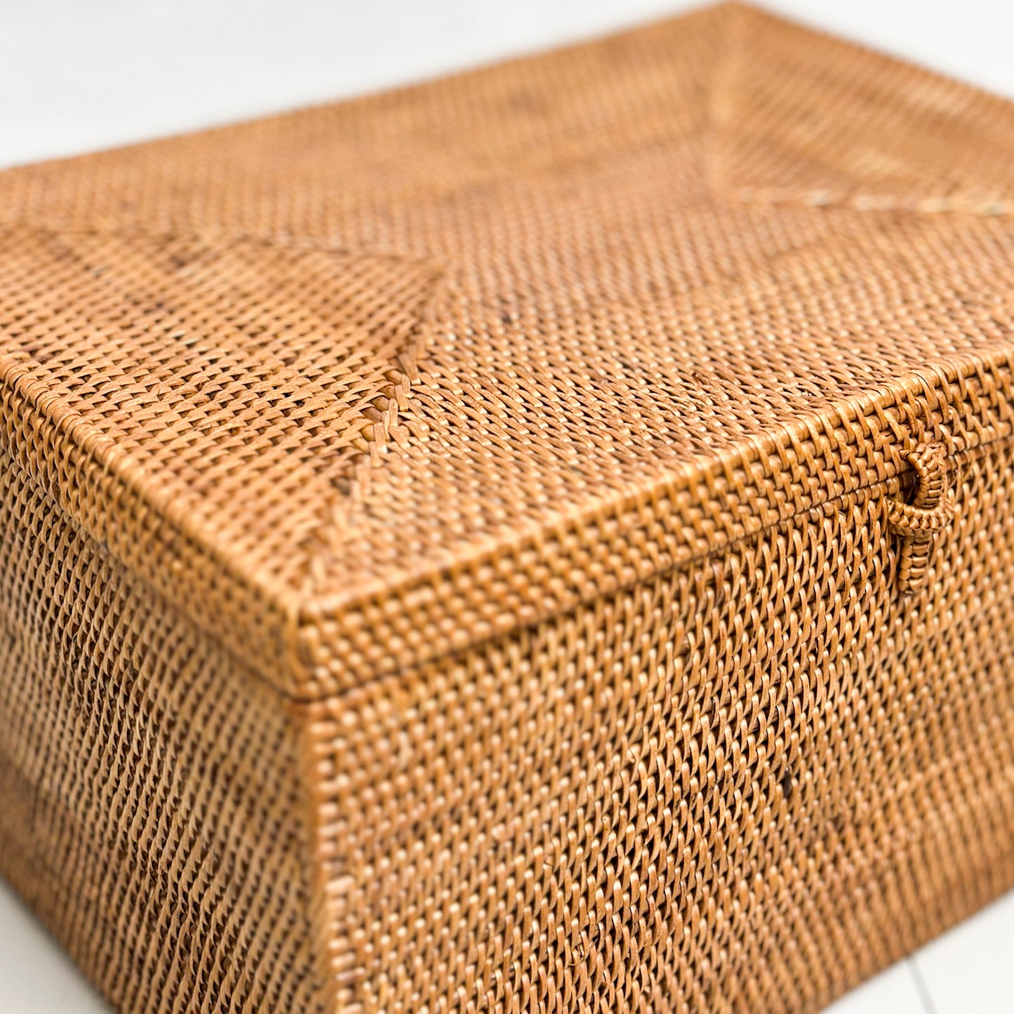 Rectangular Atta Basket Box with Lid