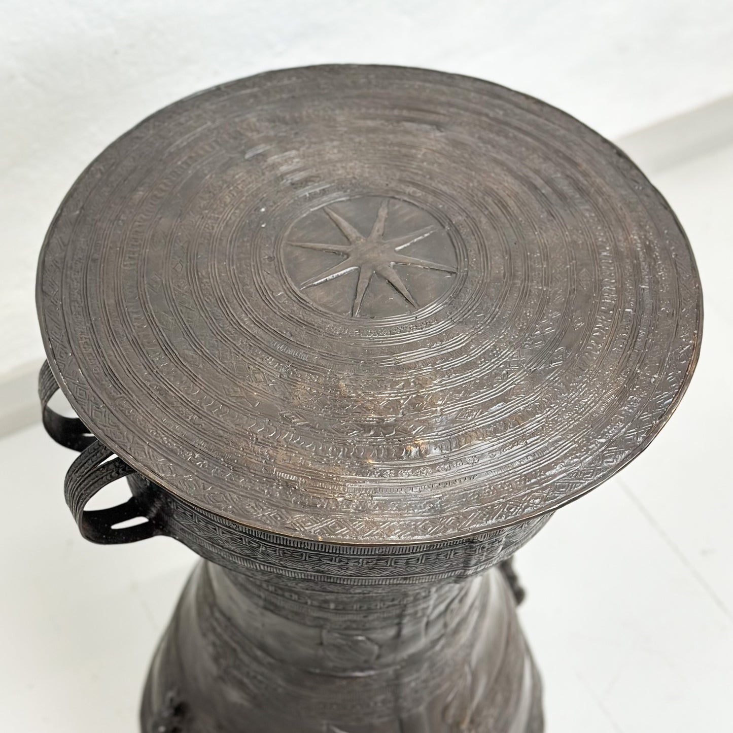 Tall Brass Rain Drum