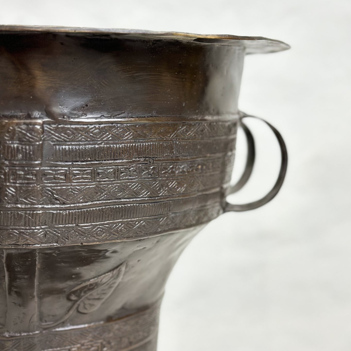 Tall Brass Rain Drum