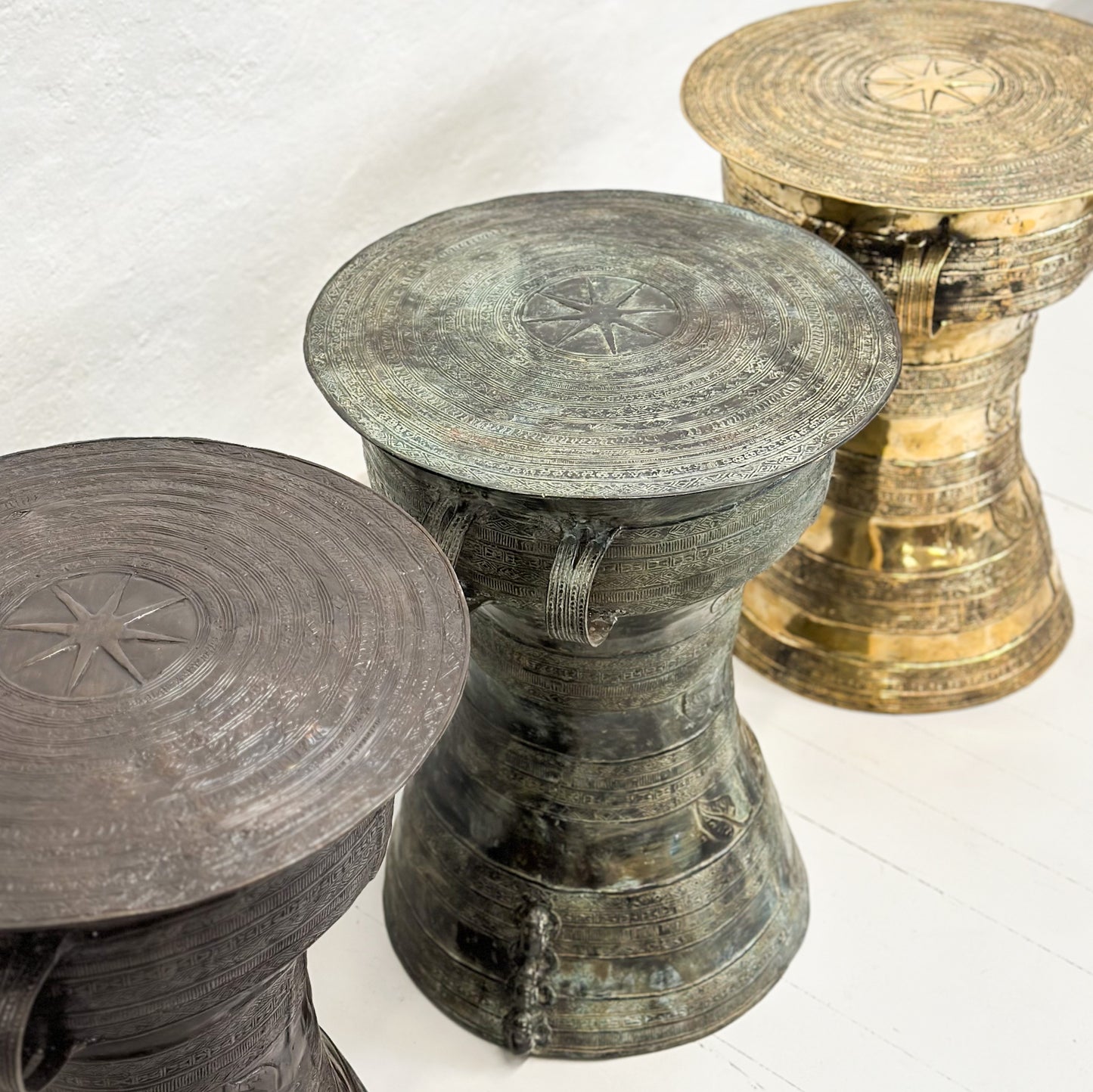 Tall Brass Rain Drum