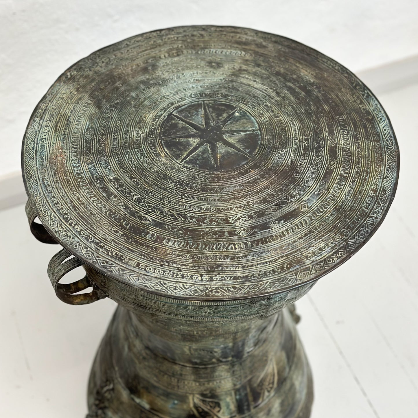 Tall Brass Rain Drum