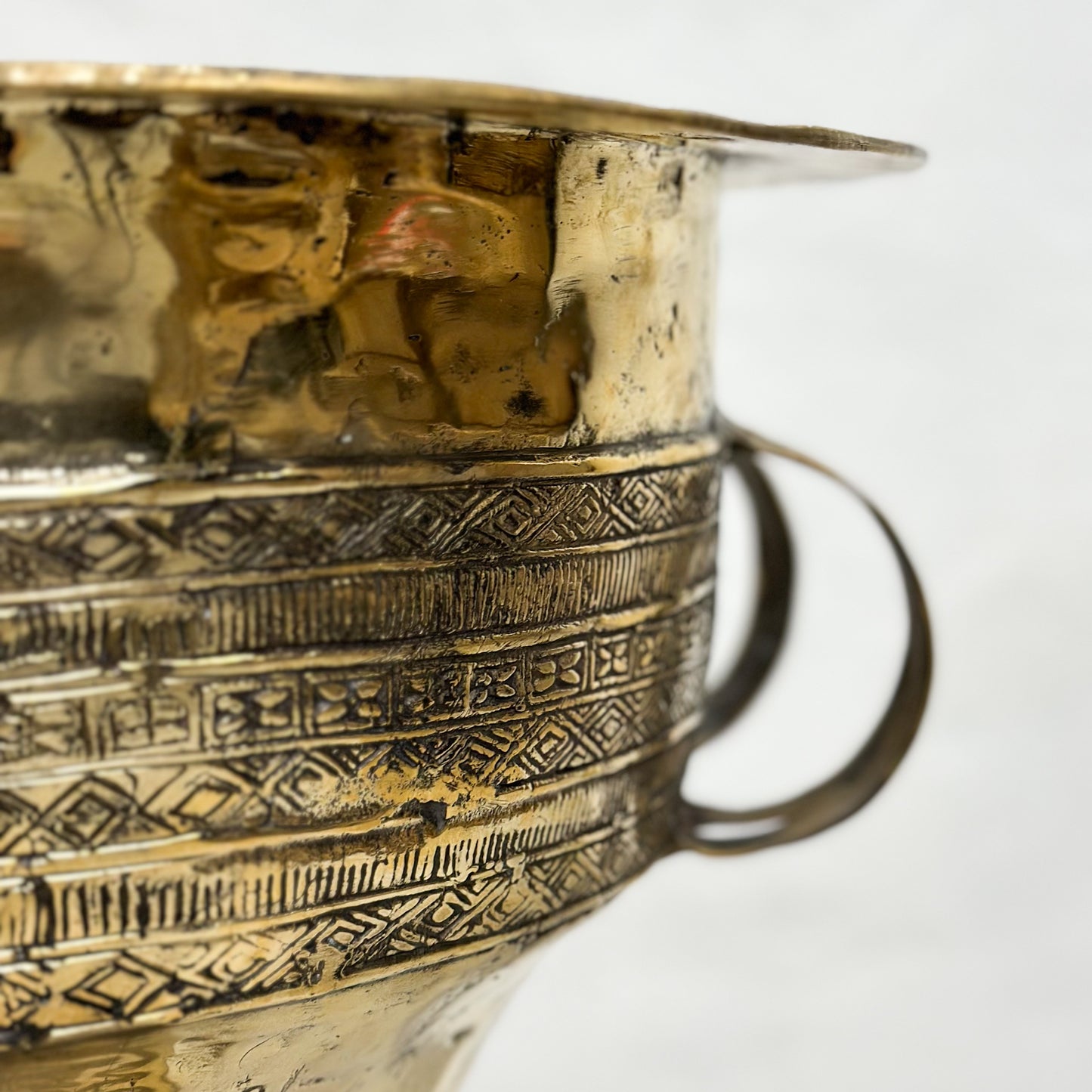 Tall Brass Rain Drum