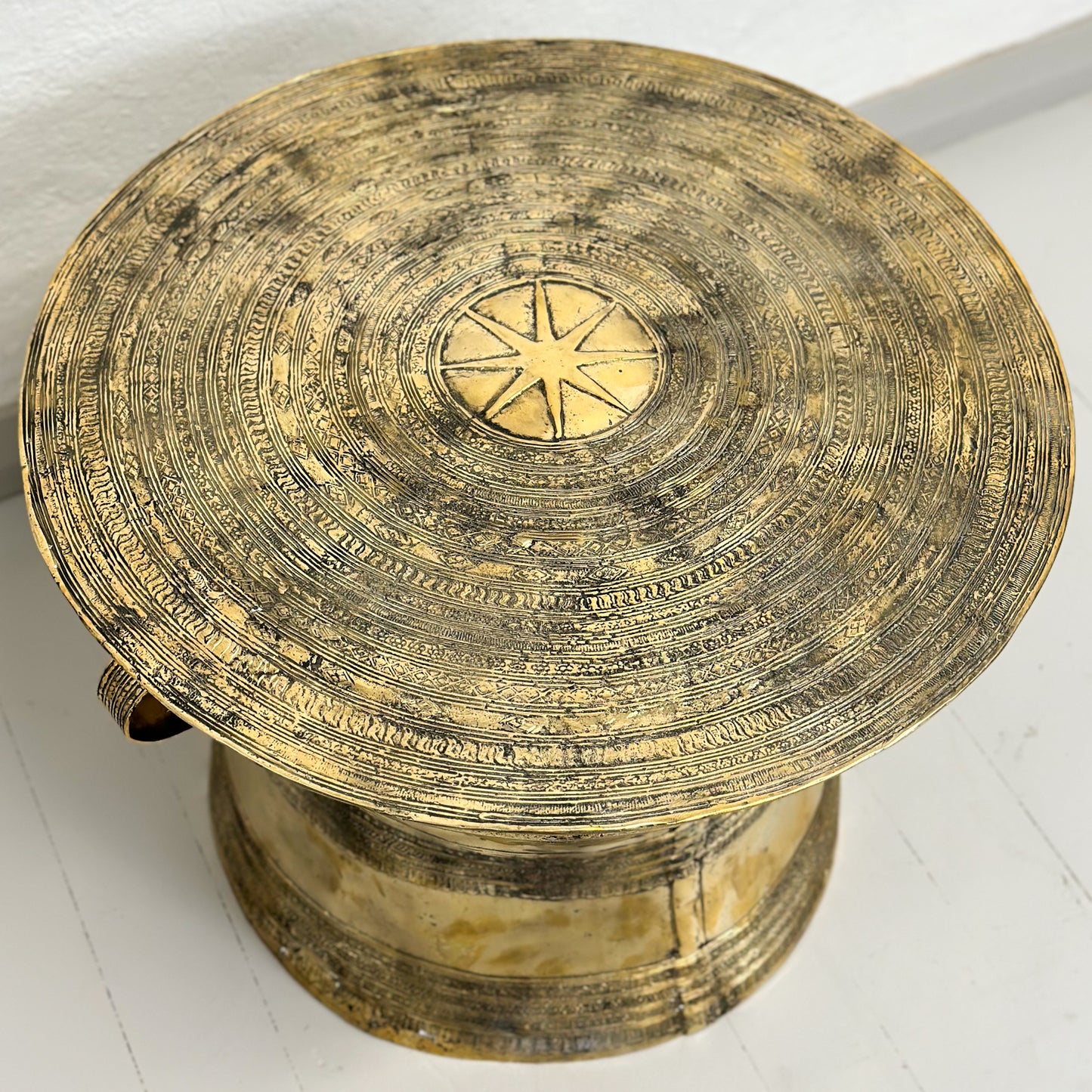 Squat Brass Rain Drum