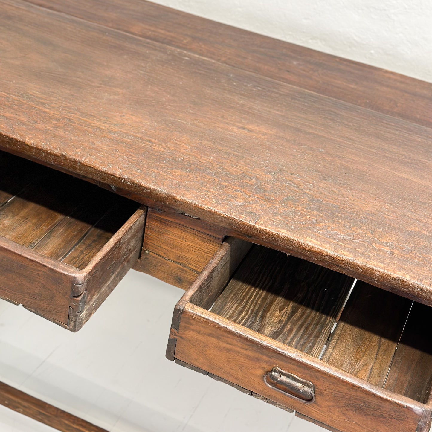 Large Vintage 2 Drawer Work Table