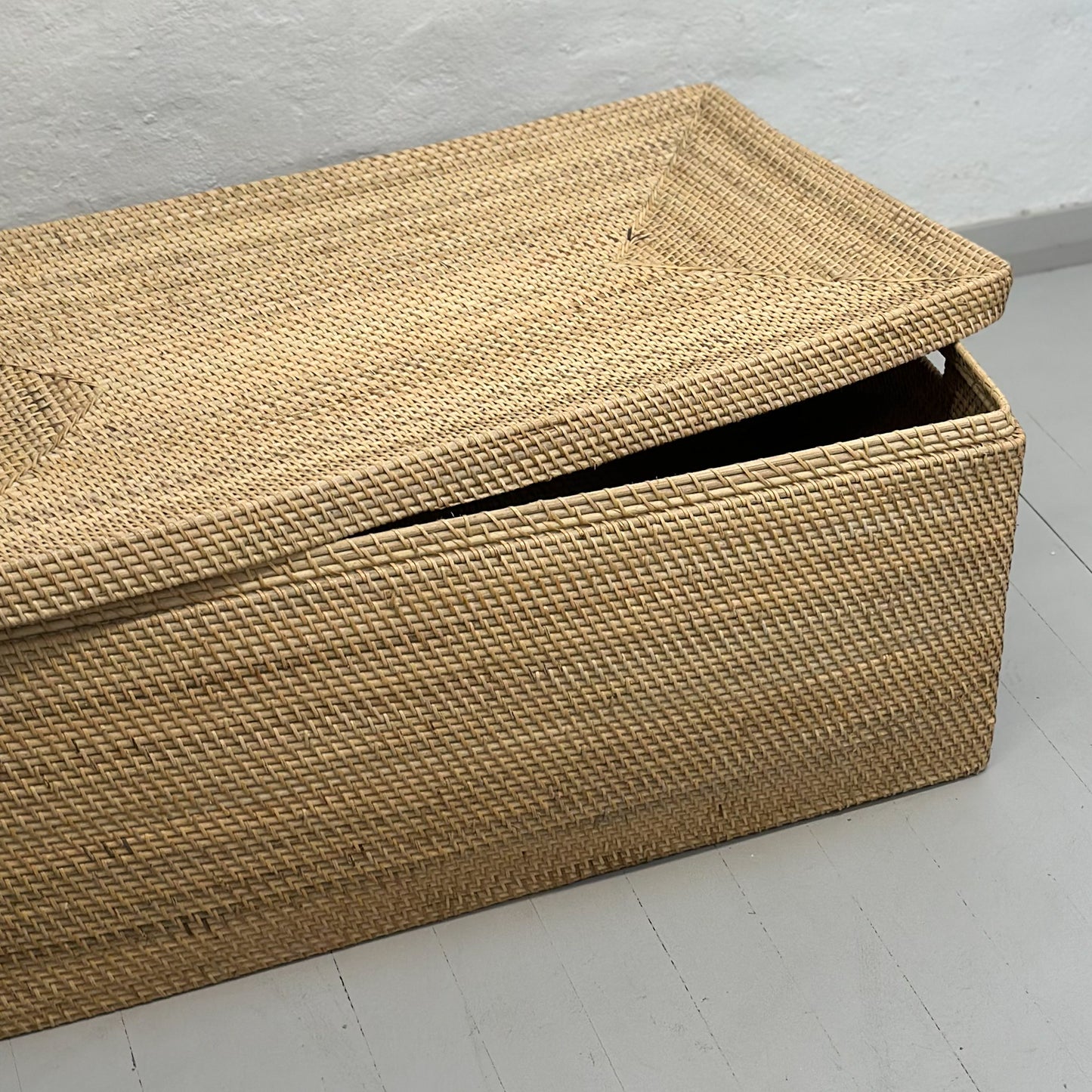 Extra Large Rattan Storage Box with Lid
