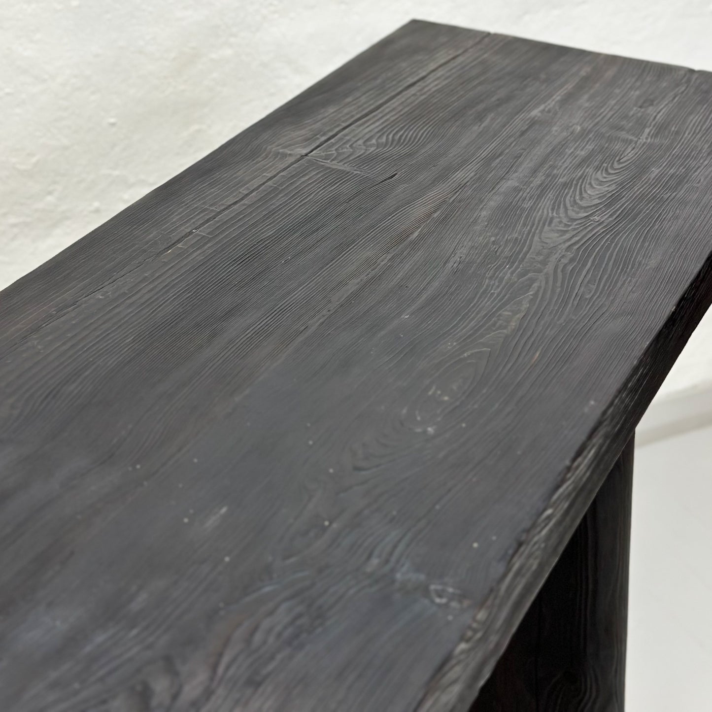 Simple Trapezium Leg Console Table
