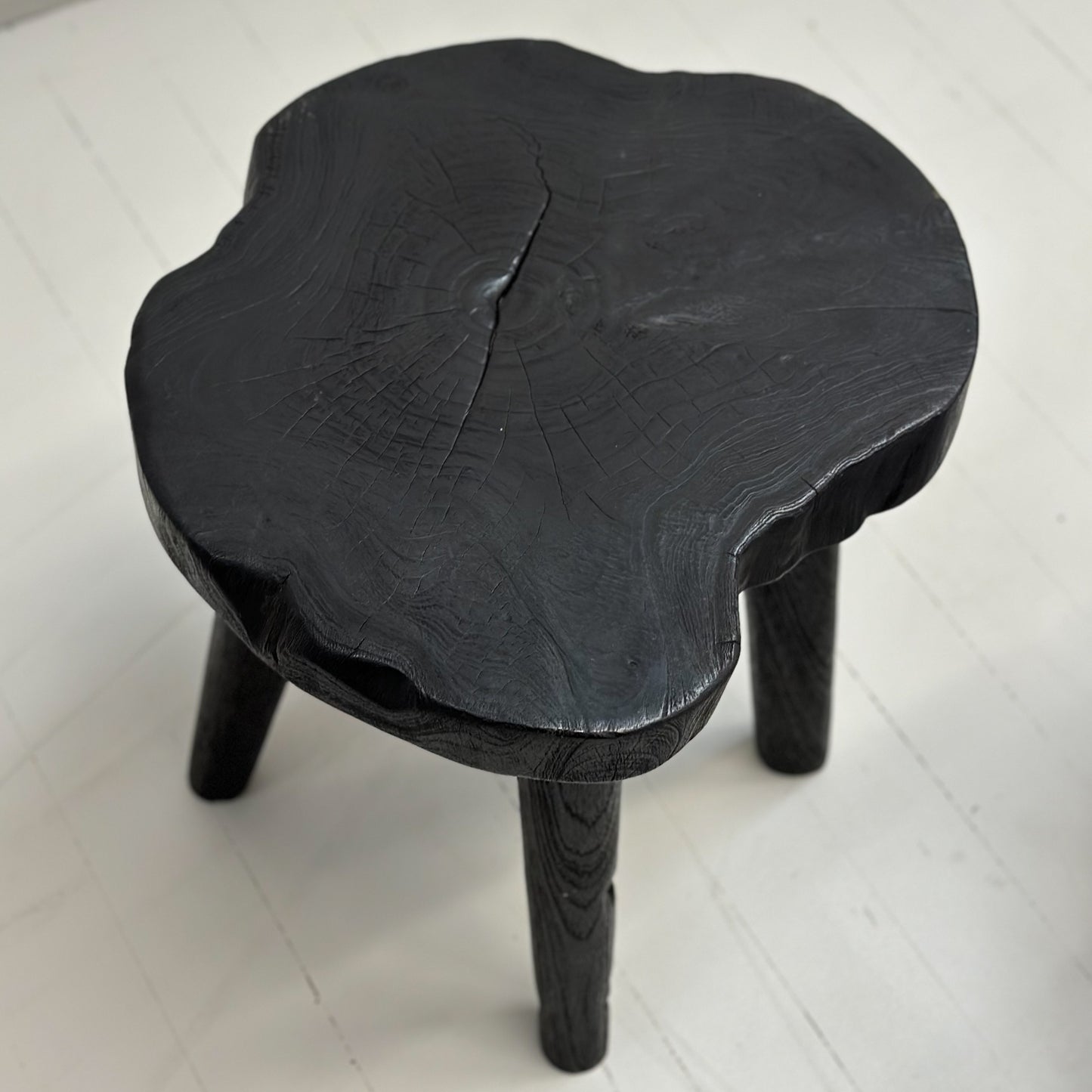 Teak Slice Stool