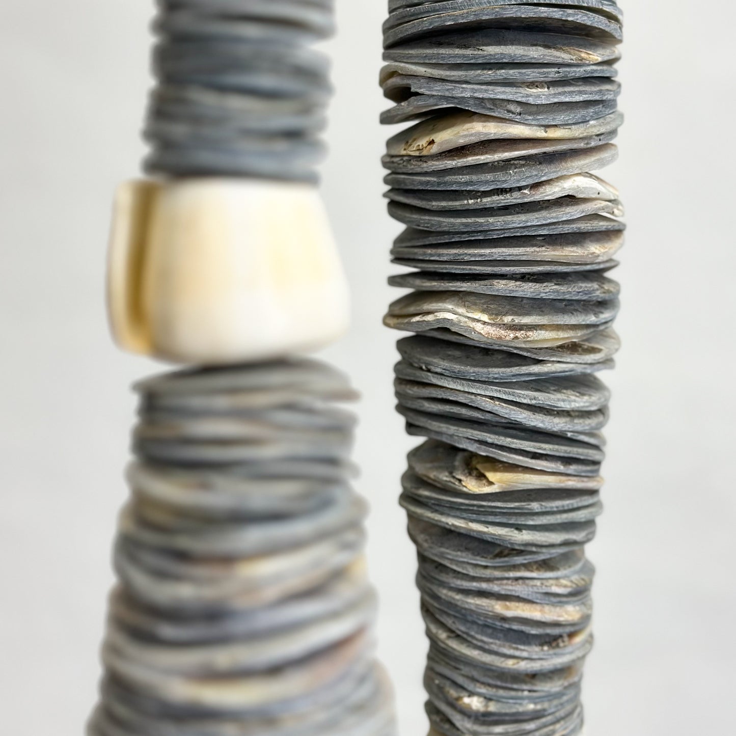 Blue Coral Discs on Stand