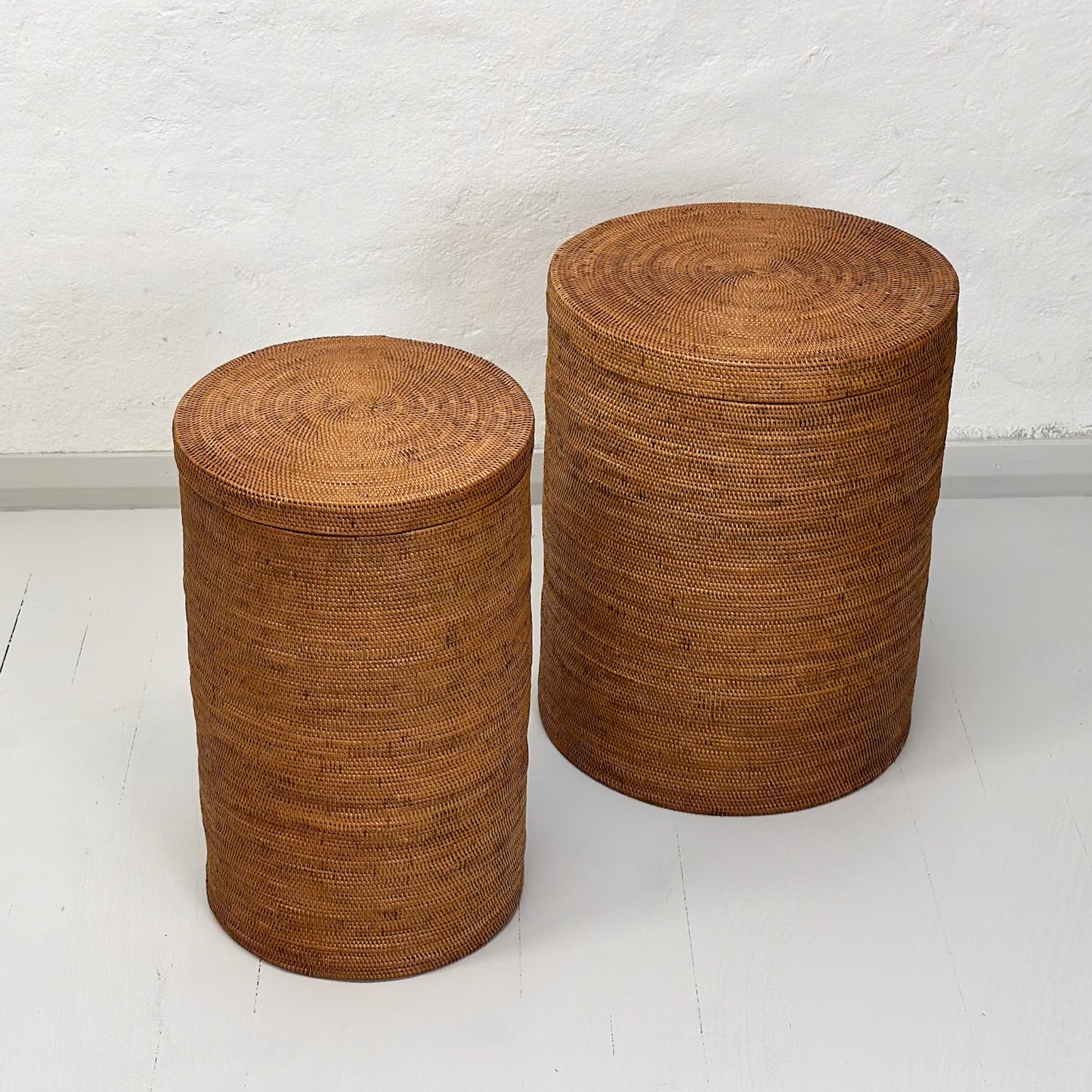 Round Atta Basket with Lid
