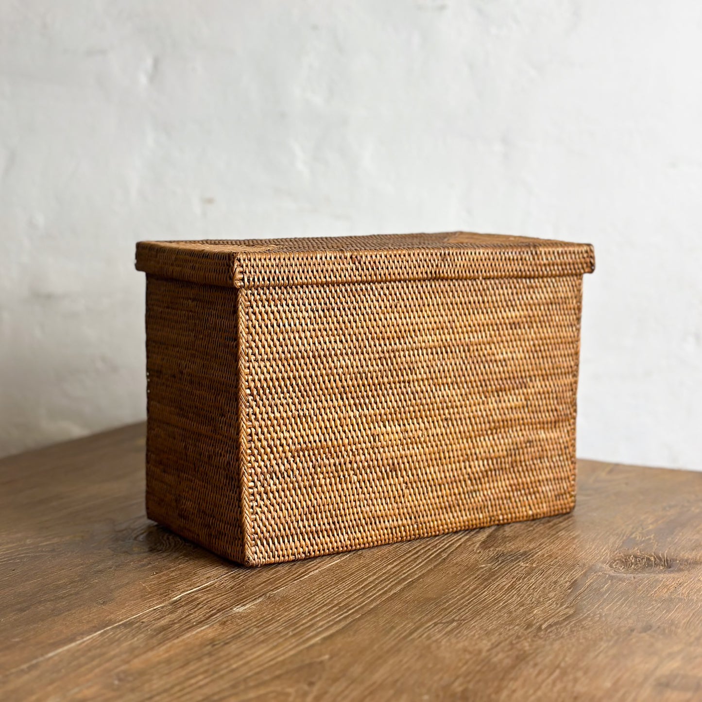 Rectangular Atta Box with Hinged Lid
