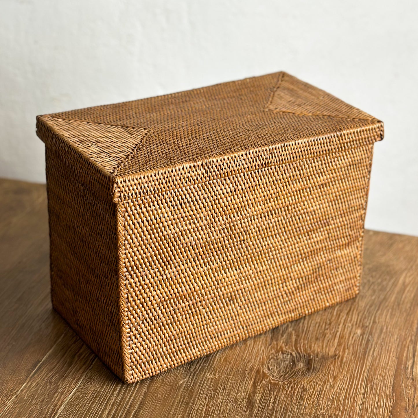 Rectangular Atta Box with Hinged Lid