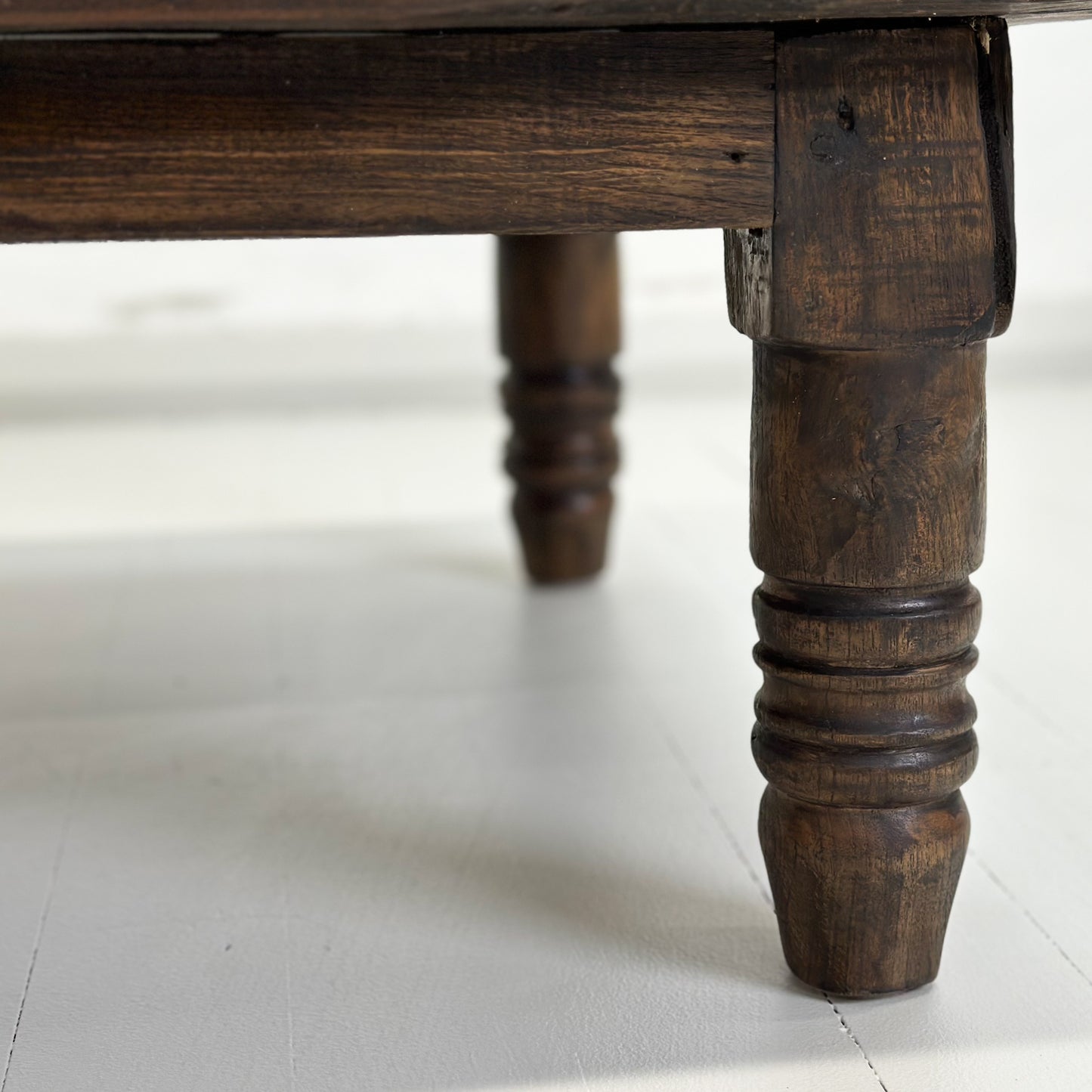 Low Square Teak Coffee Table