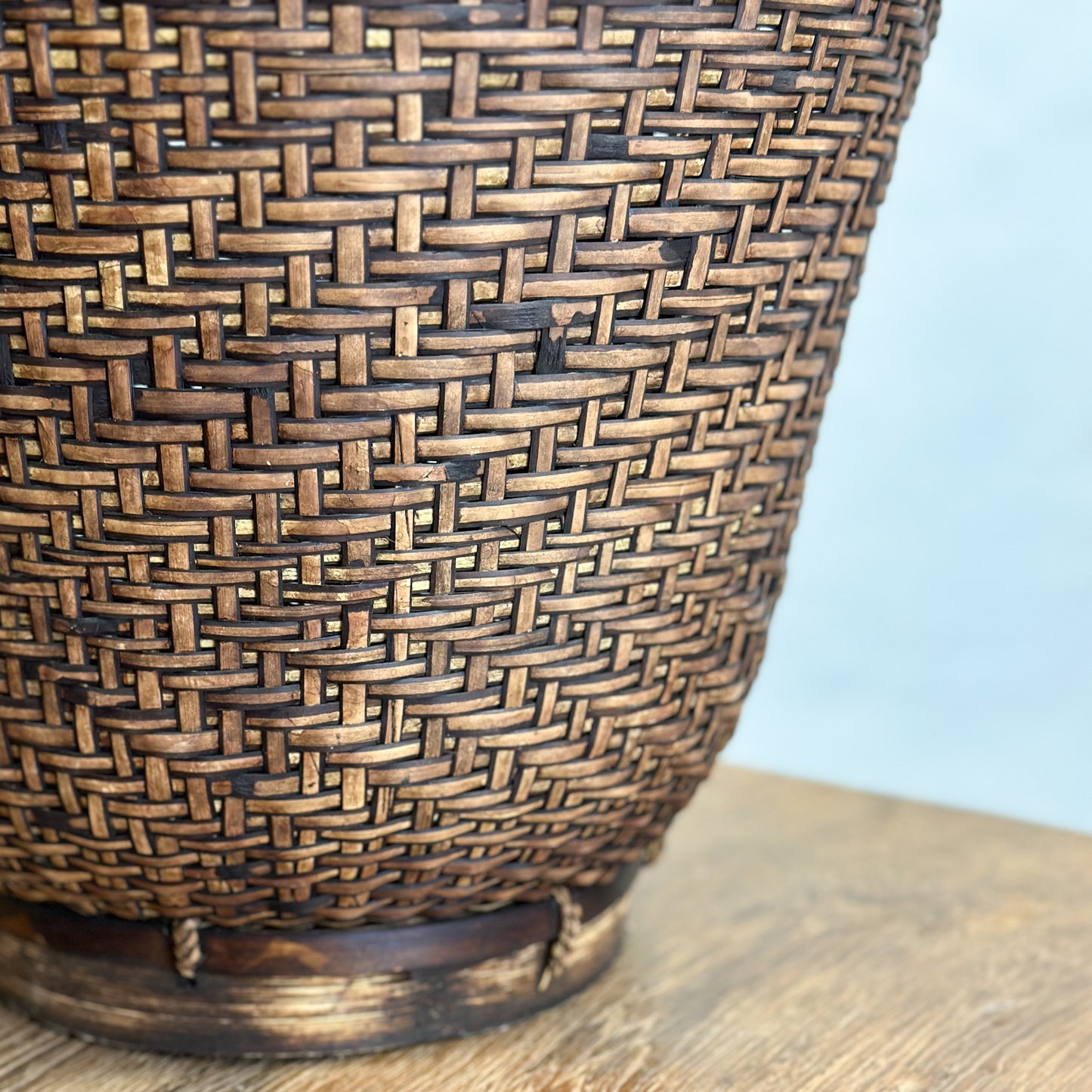 Tall Vintage Kalimantan Basket