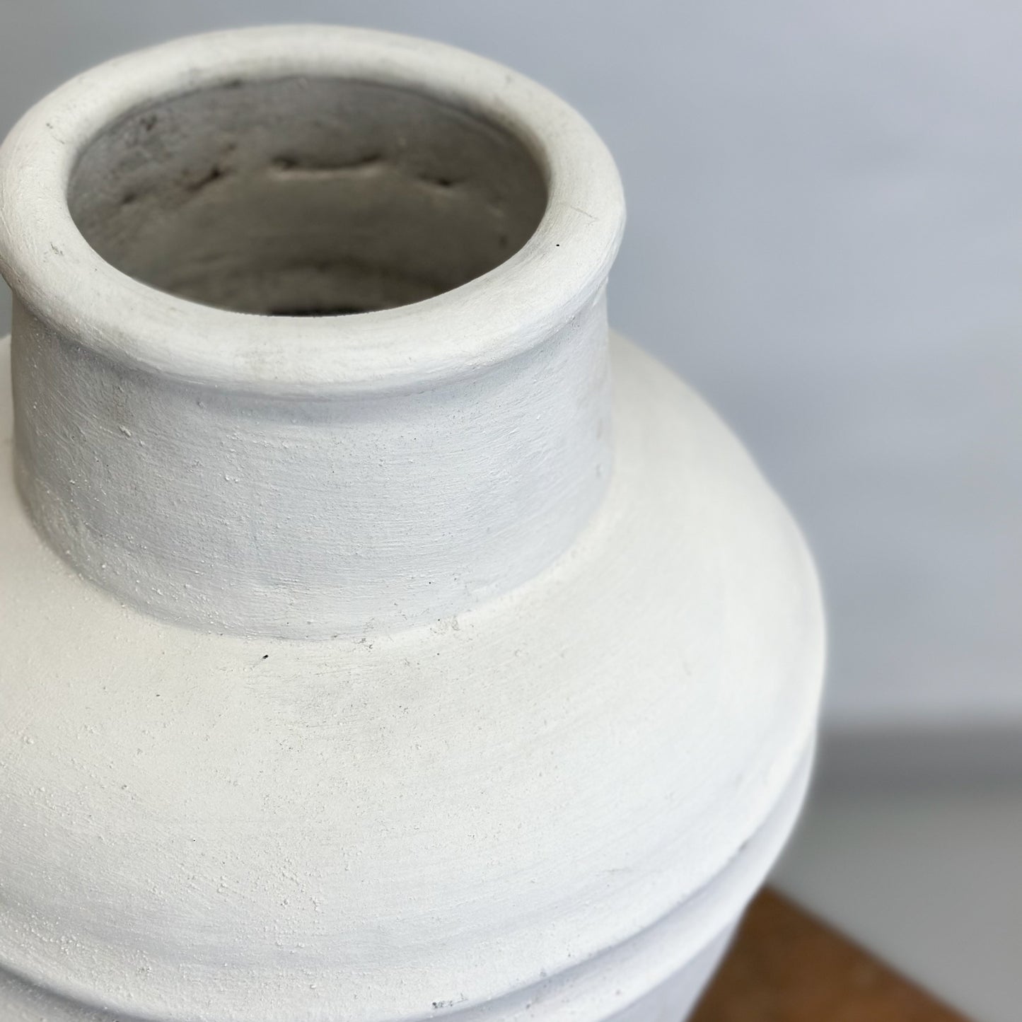 Simple Tapered Terracotta Vase