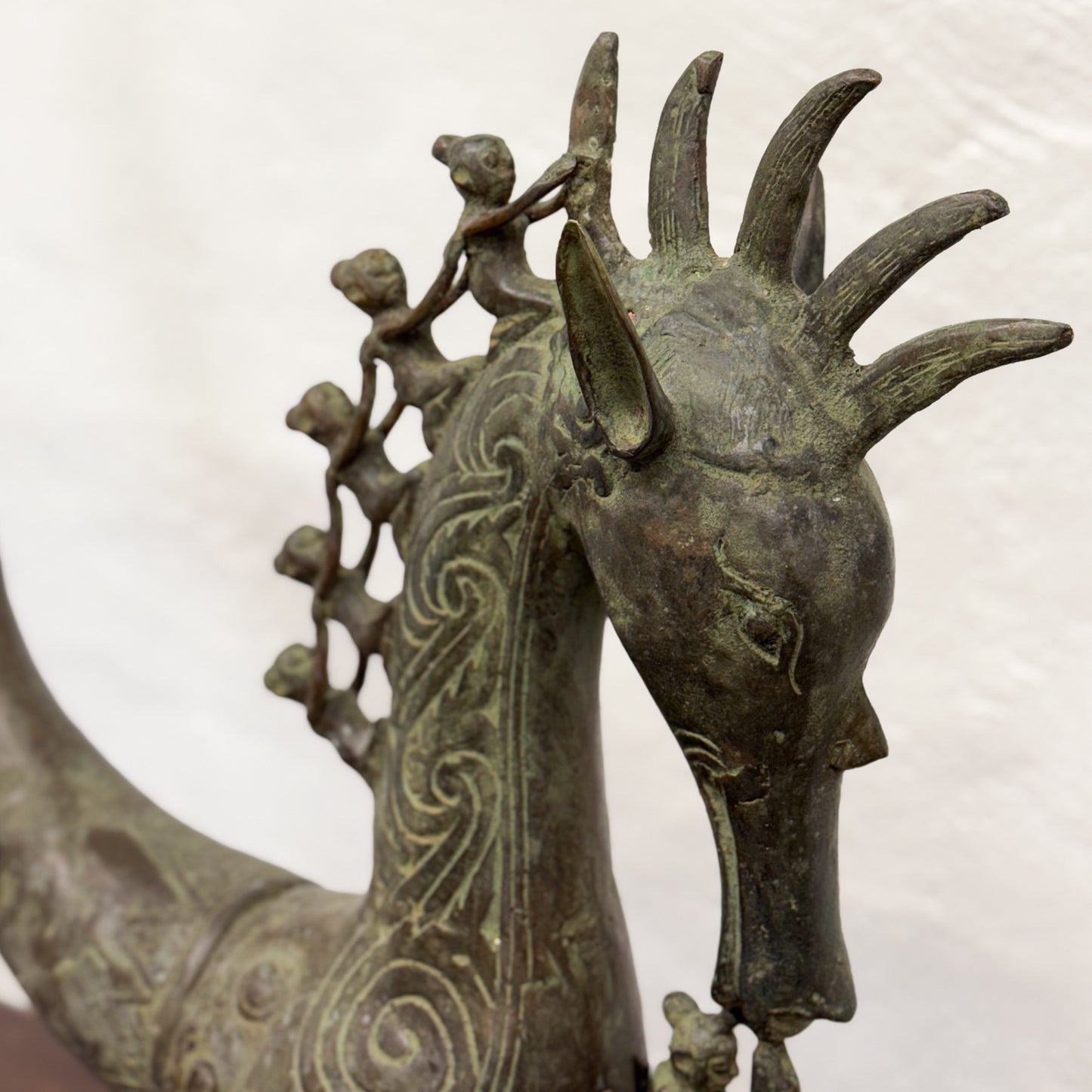 Large Bronze Sea Horse