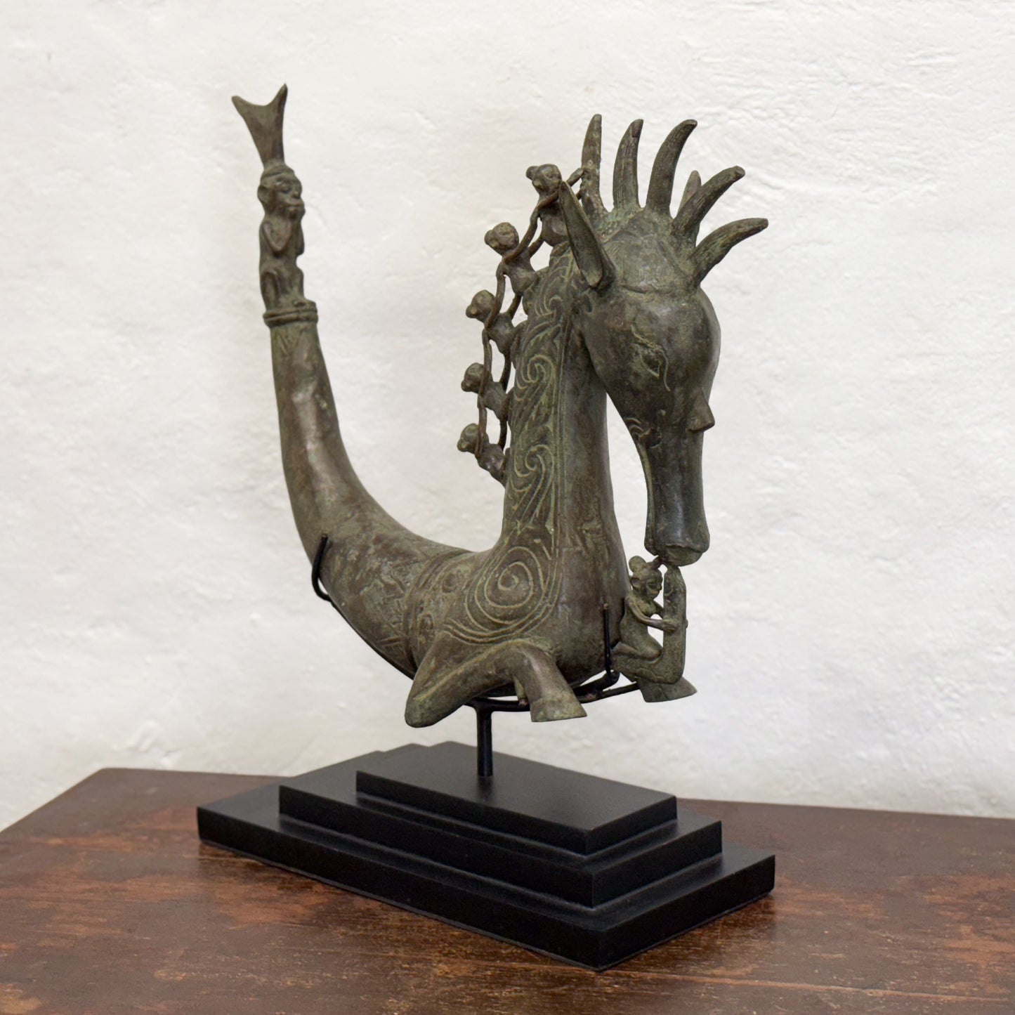 Large Bronze Sea Horse
