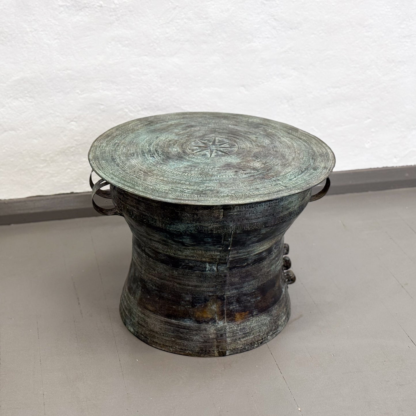 Squat Bronze Drum