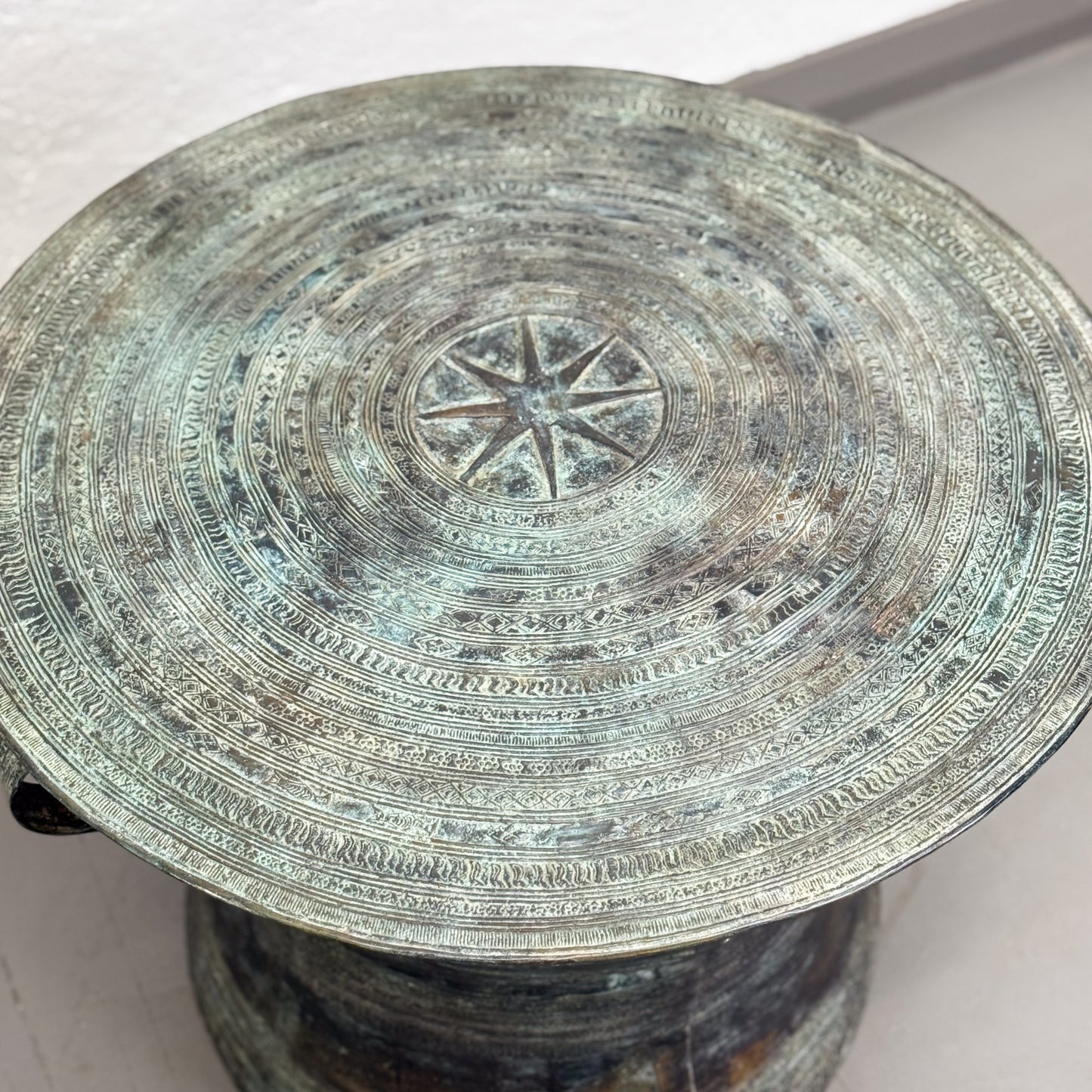 Squat Bronze Drum