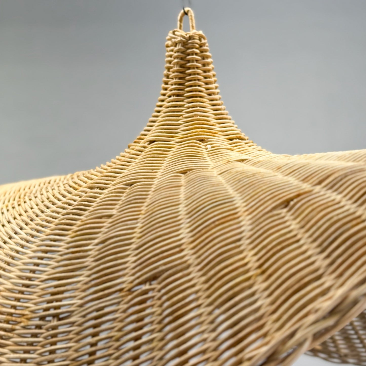 Rattan Sombrero Light