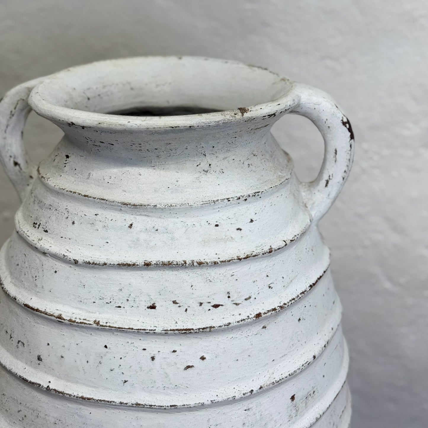 Handled Terracotta Honey Pot