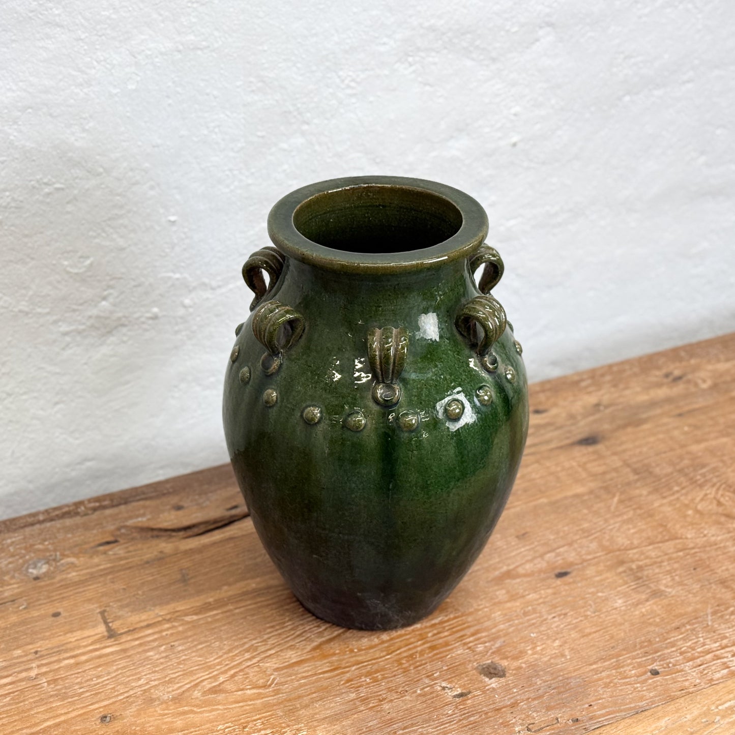 Green Handled Taper Vase II