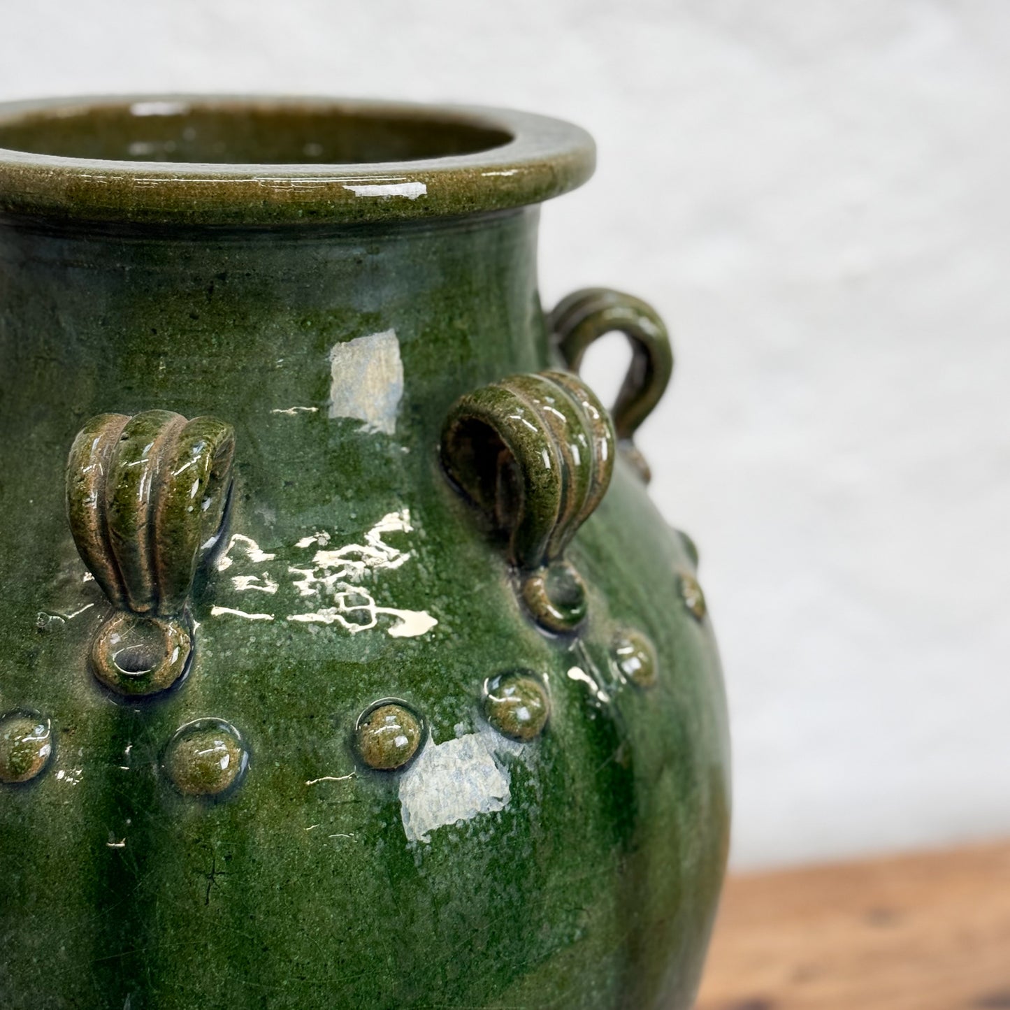 Green Handled Taper Vase II